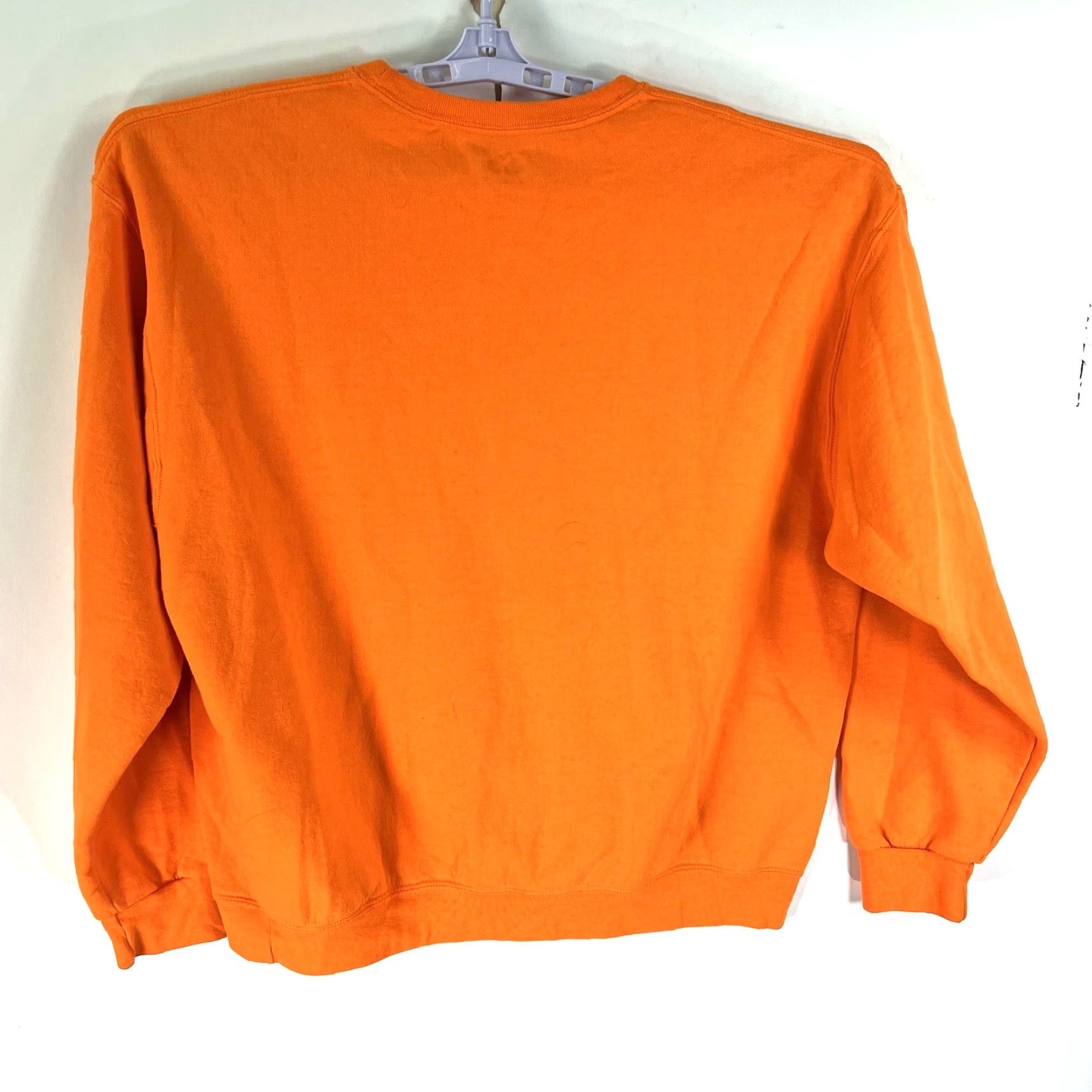 Fruit Of The Loom Blaze Orange Sweatshirt Mens XL Fruit of the Loom Crew Neck Long Sleeve Classic Hunting Size US XL / EU 56 / 4 - 3 Thumbnail