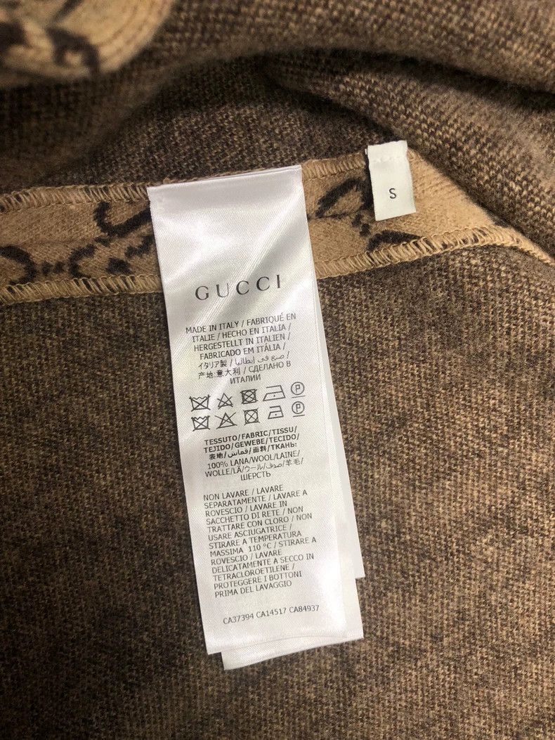 Gucci Gucci Classic double G old flower full print logo cloak jac Size US S / EU 44-46 / 1 - 4 Thumbnail