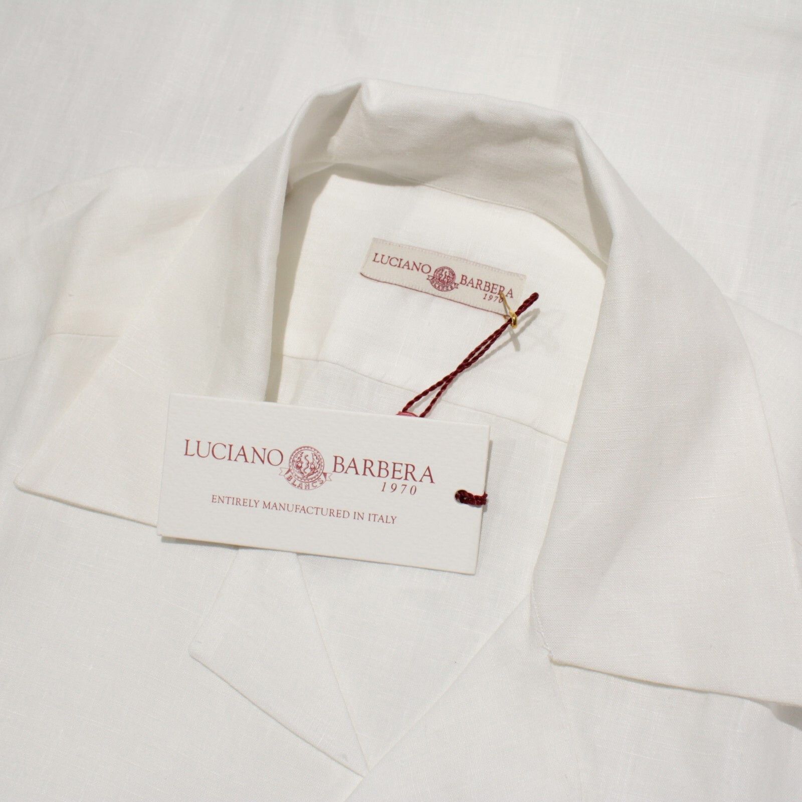 Luciano Barbera New with tags Shirt Size M US In White