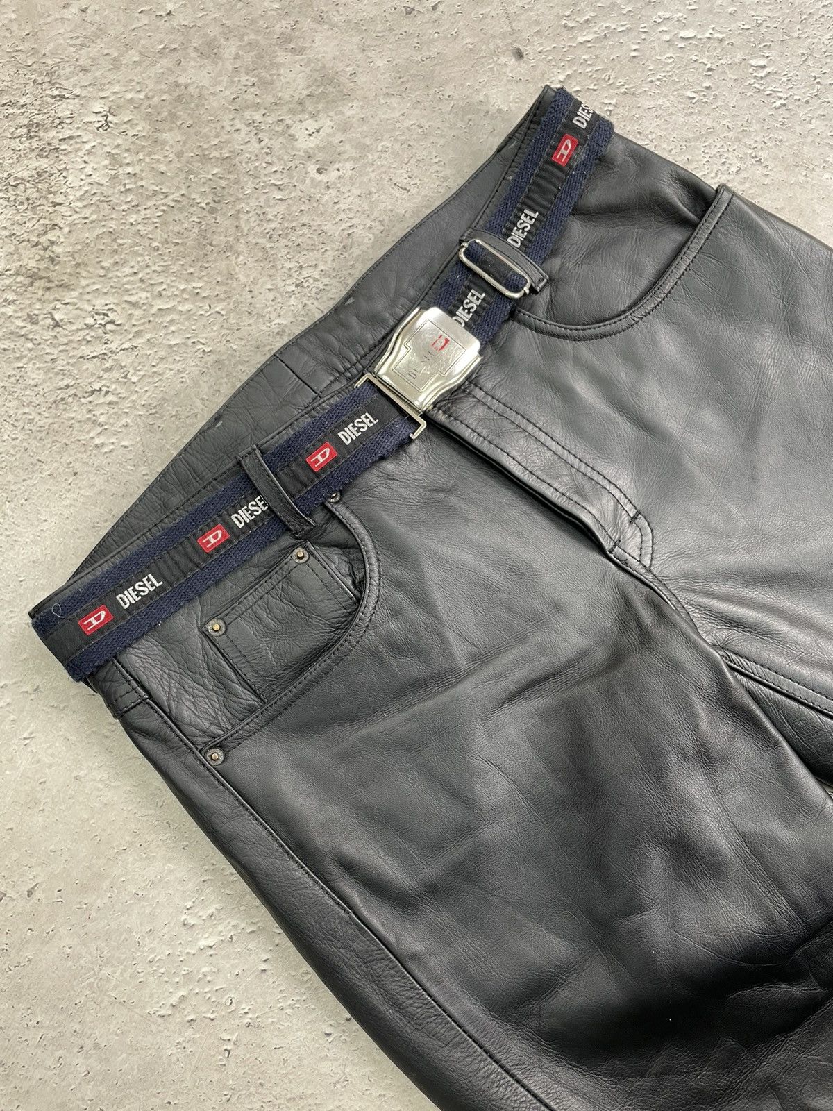 Diesel × Japanese Brand × Vintage VINTAGE MONOGRAM CANVAS DIESEL HYPE BELT Y2K Size ONE SIZE - 2 Thumbnail