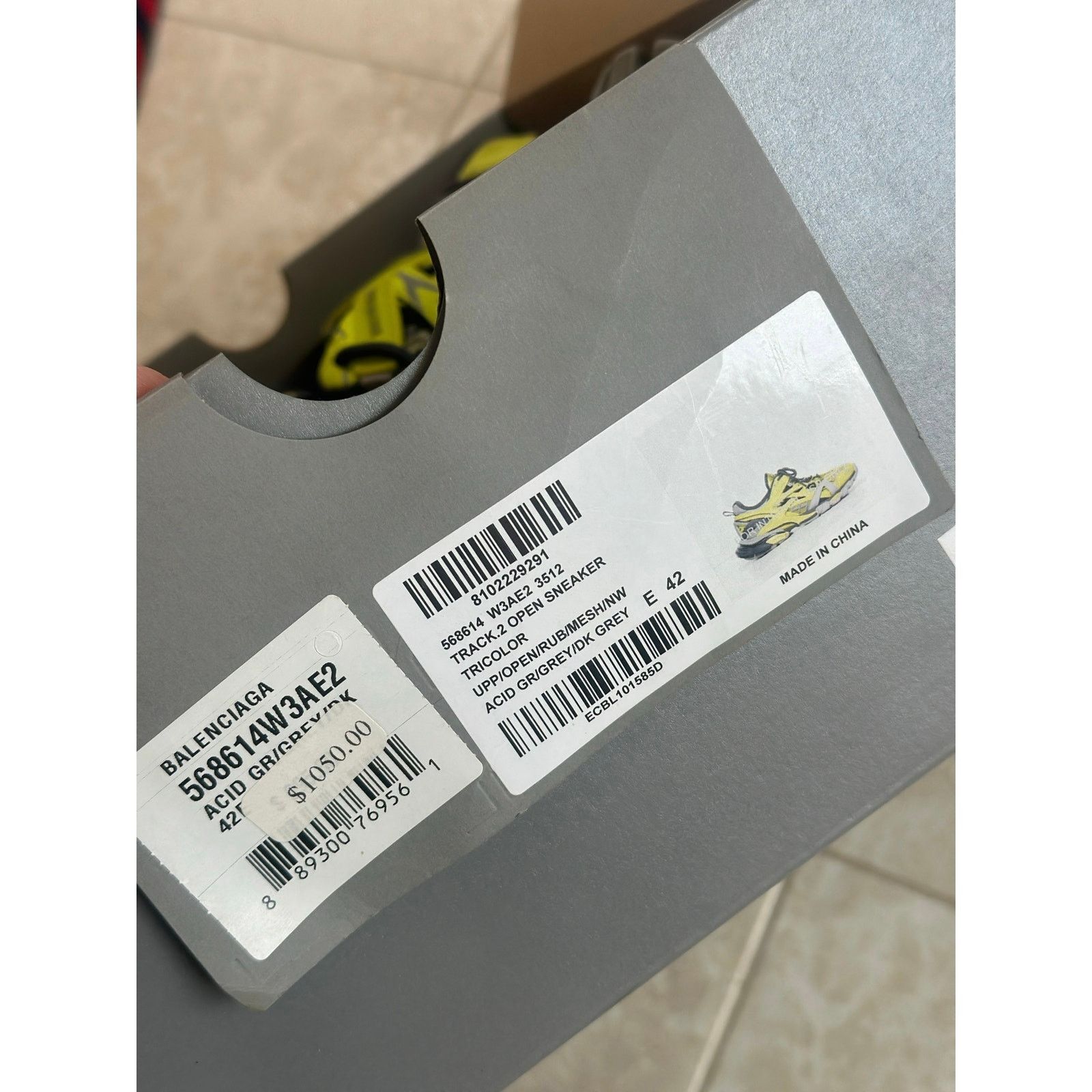 Balenciaga Size 9 - Balenciaga Track 2.0 “Yellow Grey” Sneakers OG ALL Size US 9 / EU 42 - 6 Thumbnail