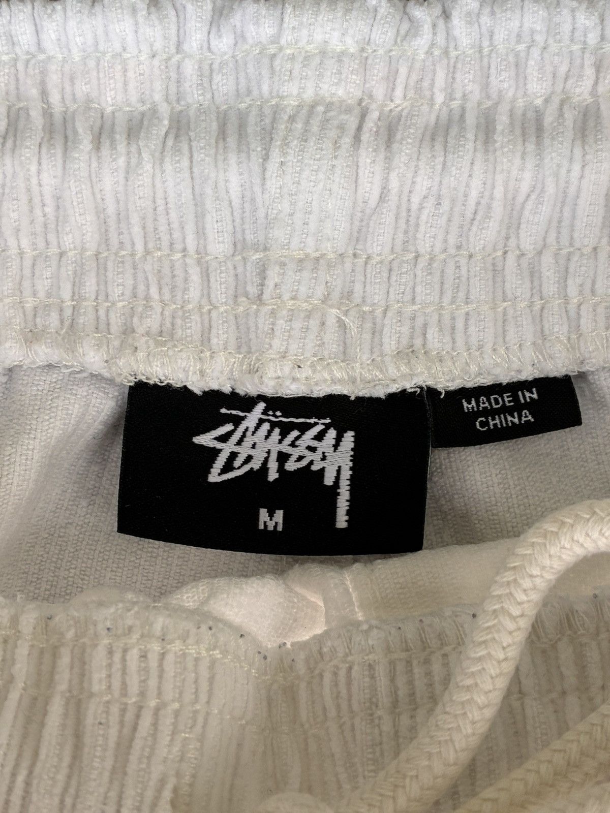 Stussy STUSSY White Corduroy Drawstring Waist Laguna Beach Pant Size US 32 / EU 48 - 7 Thumbnail