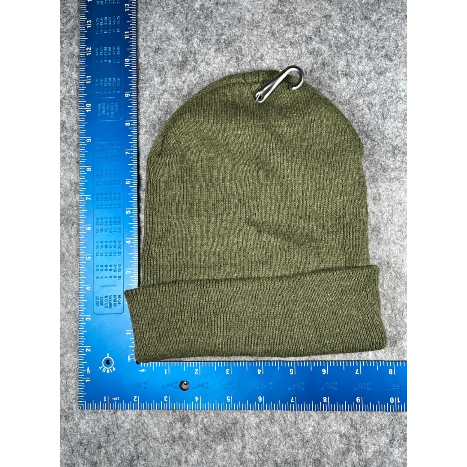 Vintage Hat Chapeau Beanie Toque Adult One Size Green Polyester Blend Fleece Lined NEW Size ONE SIZE - 6 Thumbnail