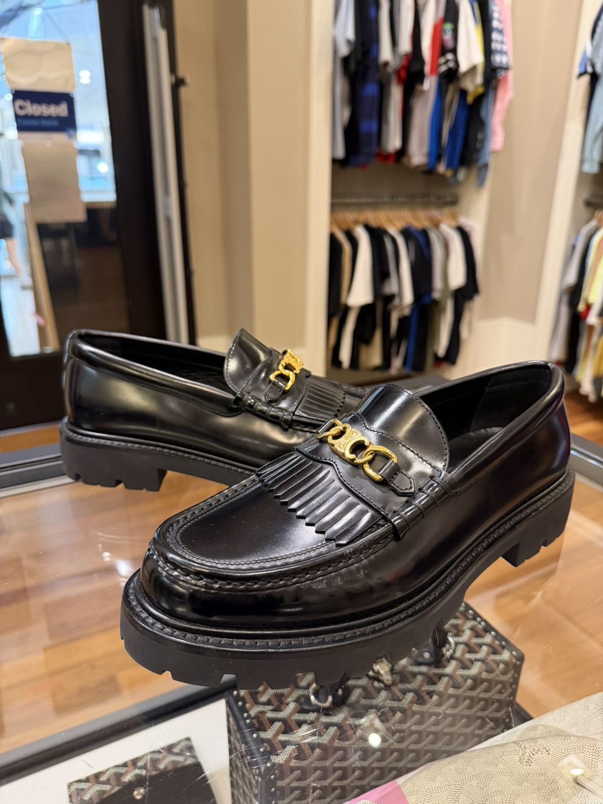 Celine Celine By Hedi Slimane Magaret Chunky Loafer w Triomphe CC Size US 8 / EU 41 - 4 Thumbnail