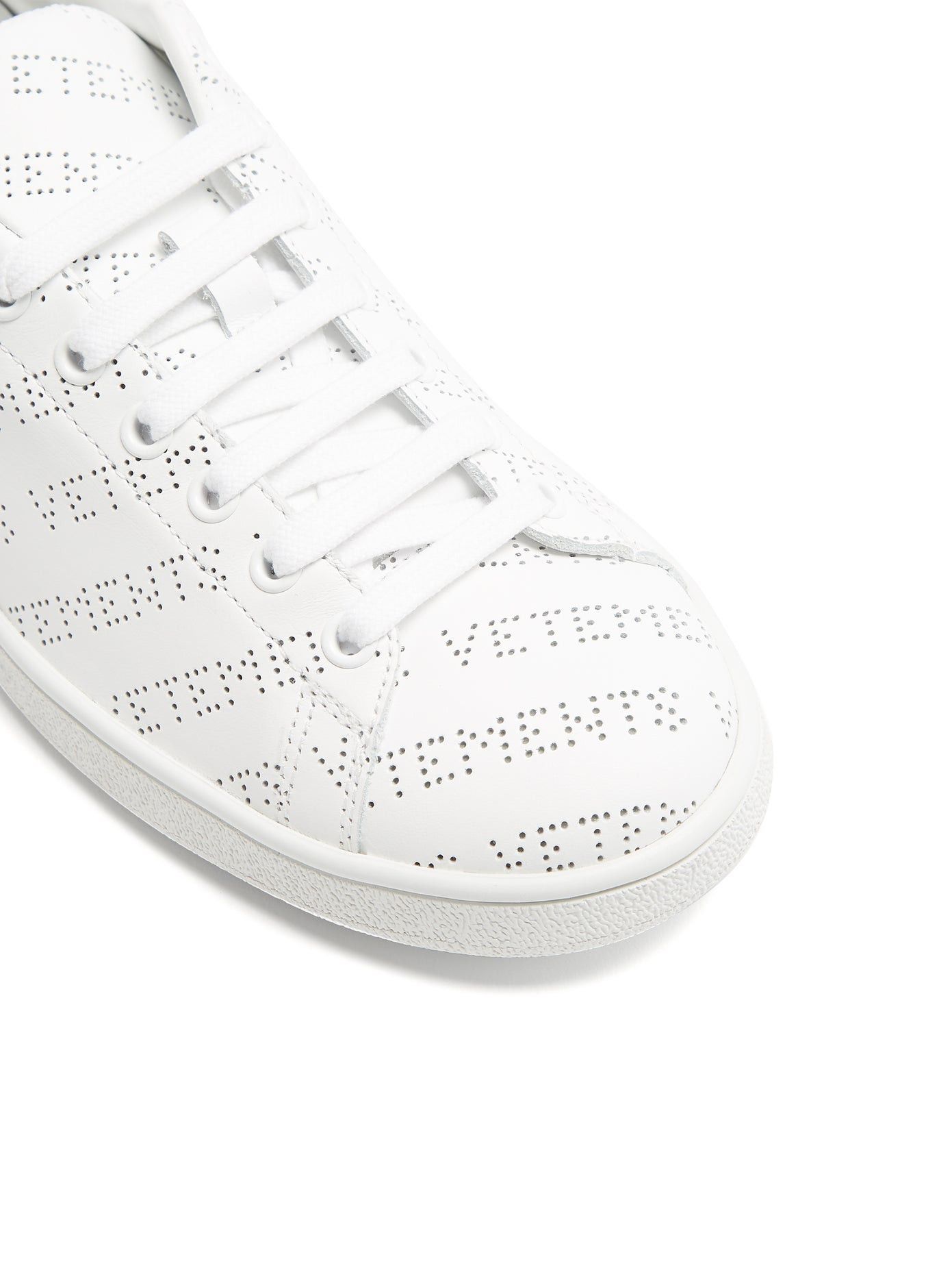 Vetements Vetements 배트멍 스탠스미스 펀칭 가죽 스니커즈​ Size US 7 / EU 40 - 2 Thumbnail