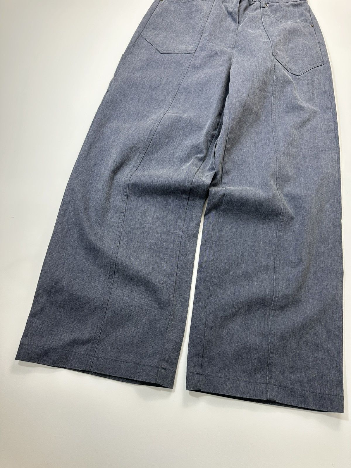 Other Africa Baggy Oversizw Pants Made In Korea Blue Size US 35 - 10 Thumbnail