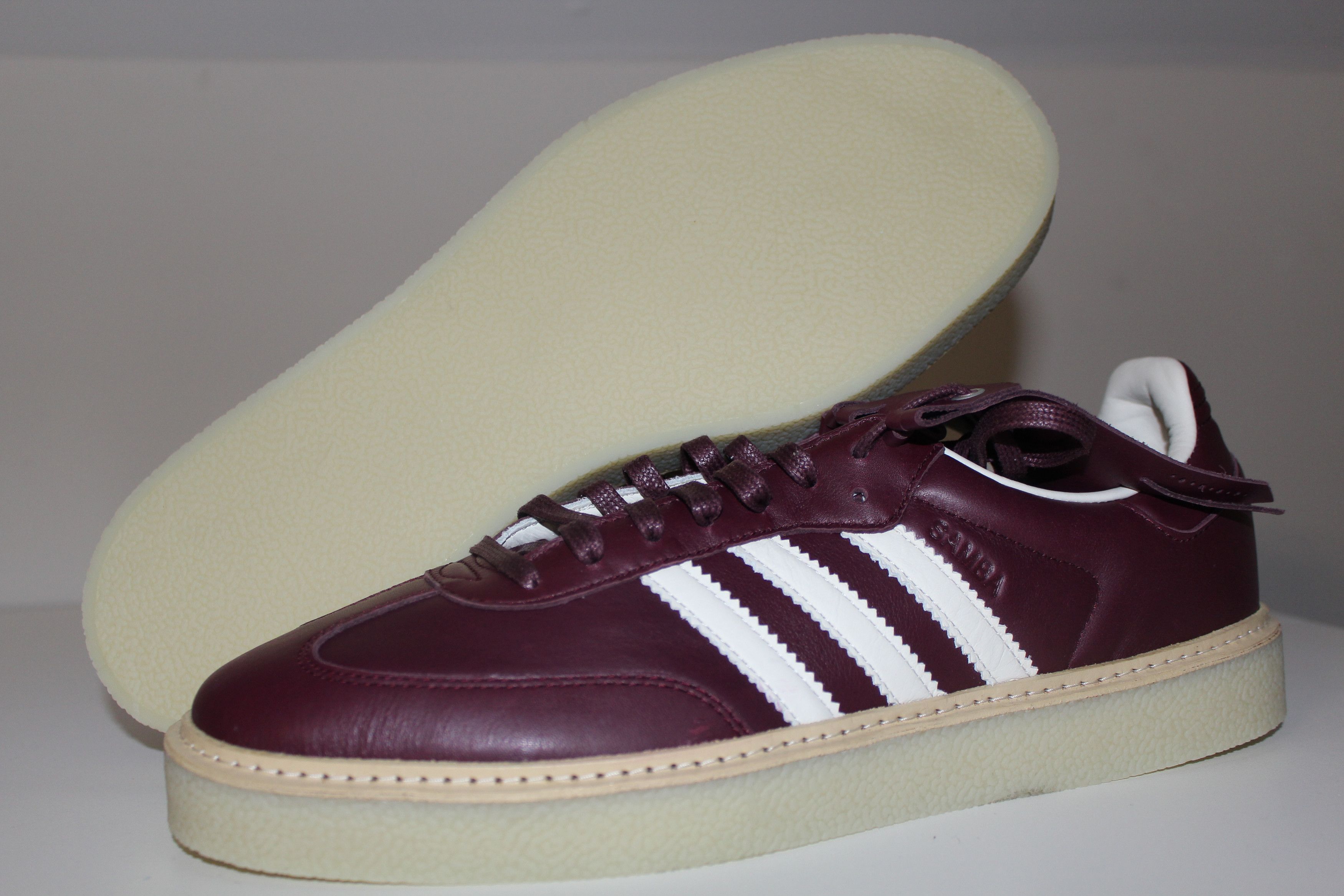 Adidas Adidas Samba Lux Maroon /Off White Men's Size 12.5 Sneakers Size US 12.5 / EU 45-46 - 1 Thumbnail