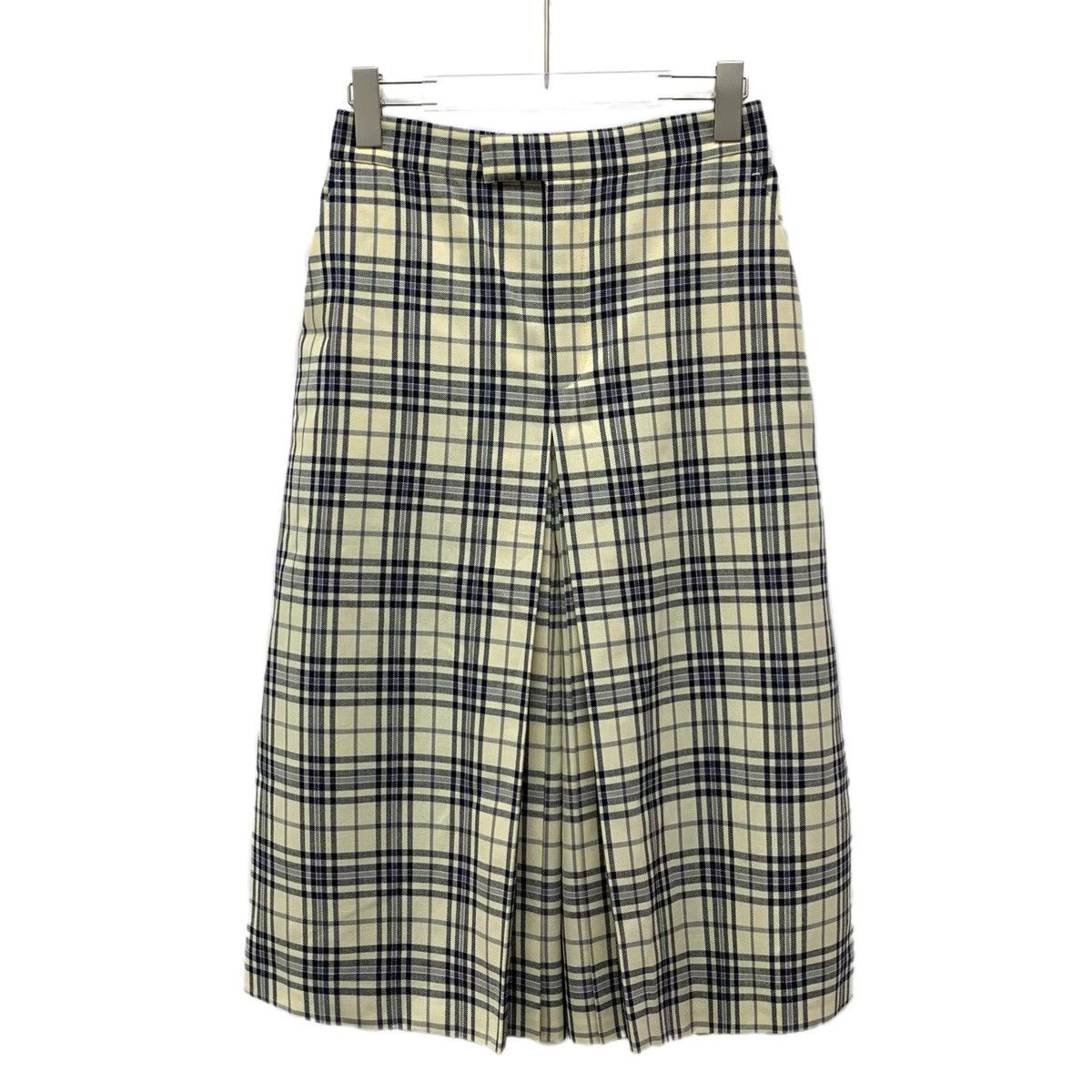 Gucci Gucci Plaid Wool Pleated Seven-point Wide-leg Pants K26WX Size 28" / US 6 / IT 42 - 1 Thumbnail