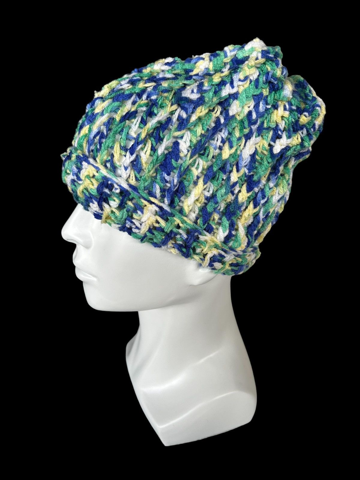 14th Addiction × Japanese Brand Crochet knitted Multicolor Beanie Hats Size ONE SIZE - 2 Thumbnail