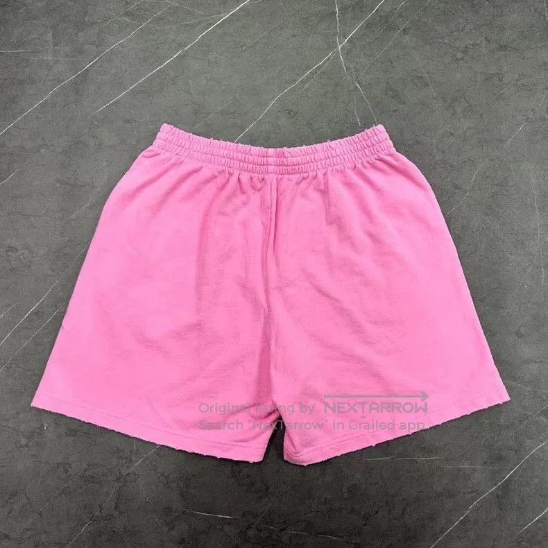 Balenciaga Balenciaga Pink BB Embroidery Logo Shorts. Size US 26 / EU 42 - 2 Thumbnail