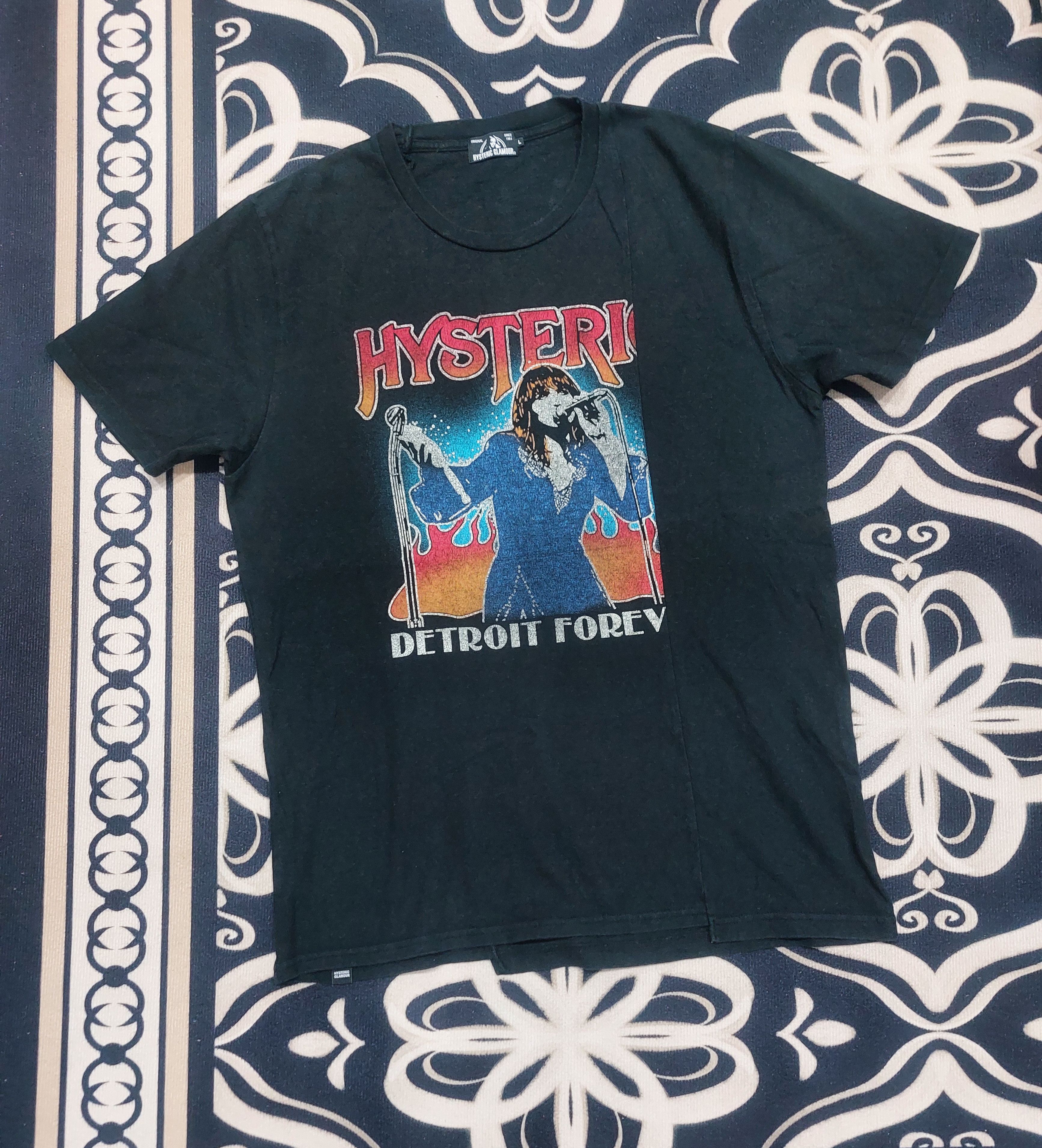 Hysteric Glamour Y2K HYSTERIC GLAMOUR DETROIT FOREVER TEE Size US M / EU 48-50 / 2 - 16 Thumbnail