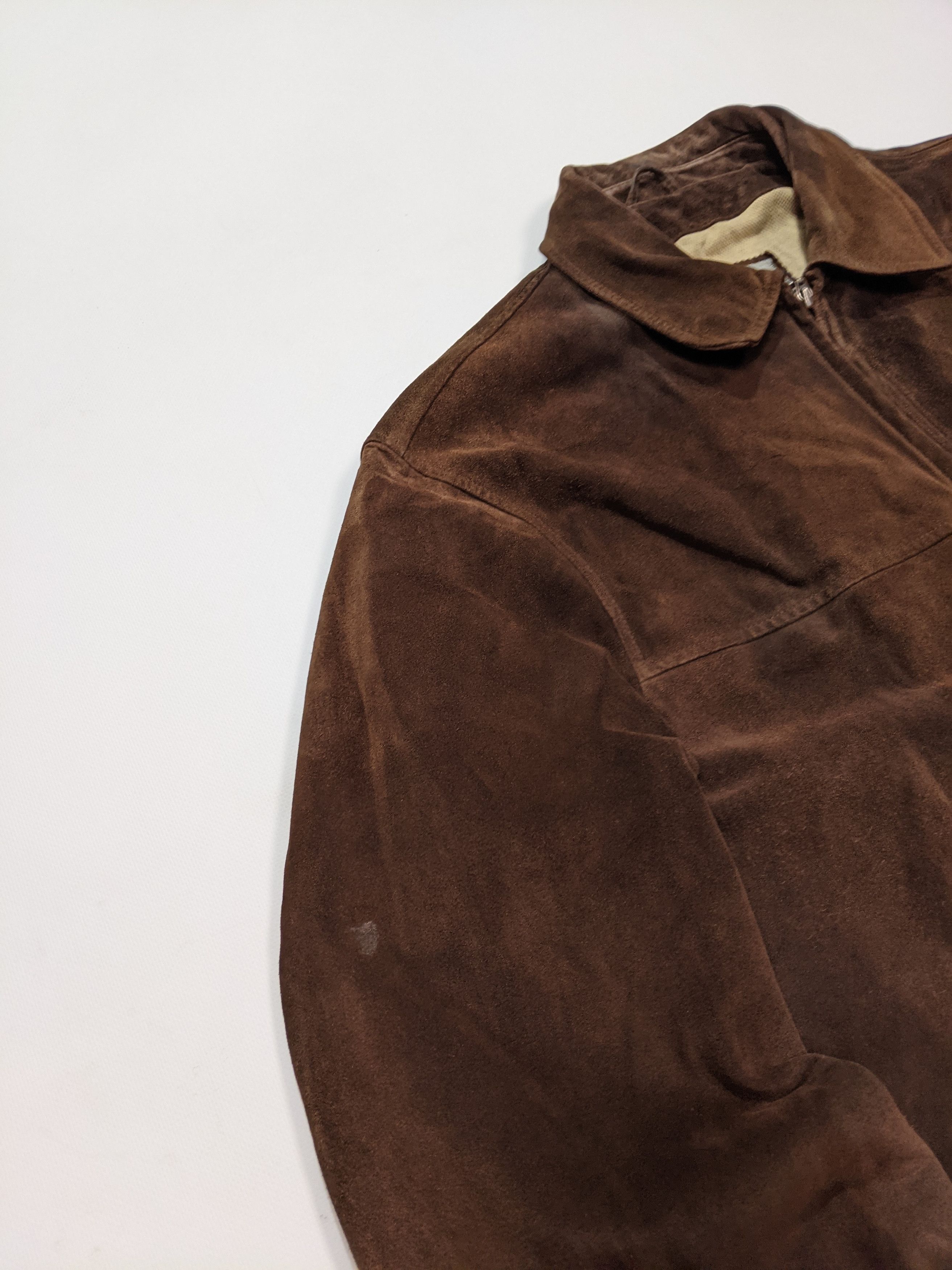 HUGO BOSS Vintage 80s-90s Men's Brown Leather Jacket