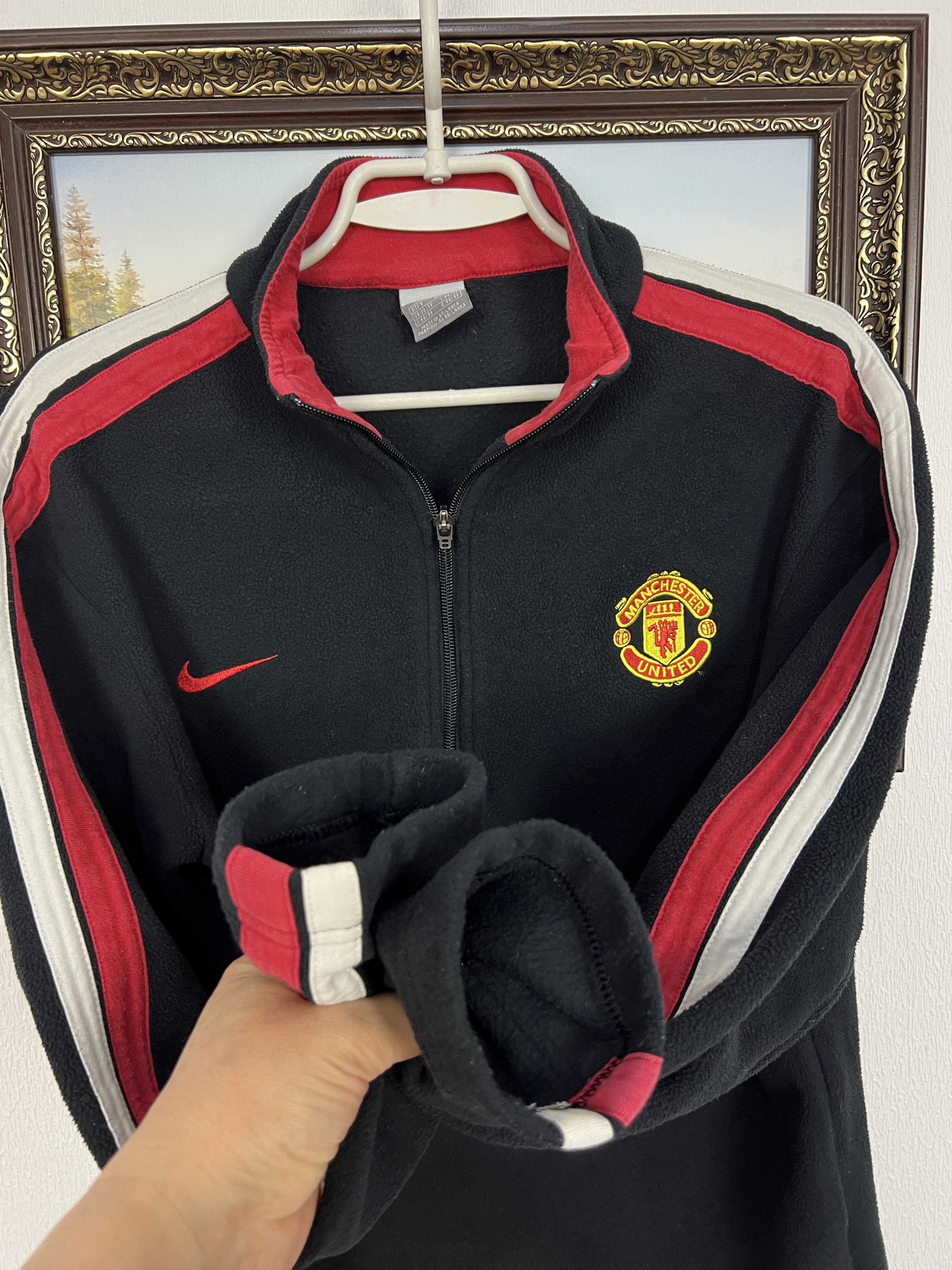 Nike Manchester United Football Fleece Train Jacket Track Top Size US S / EU 44-46 / 1 - 6 Thumbnail