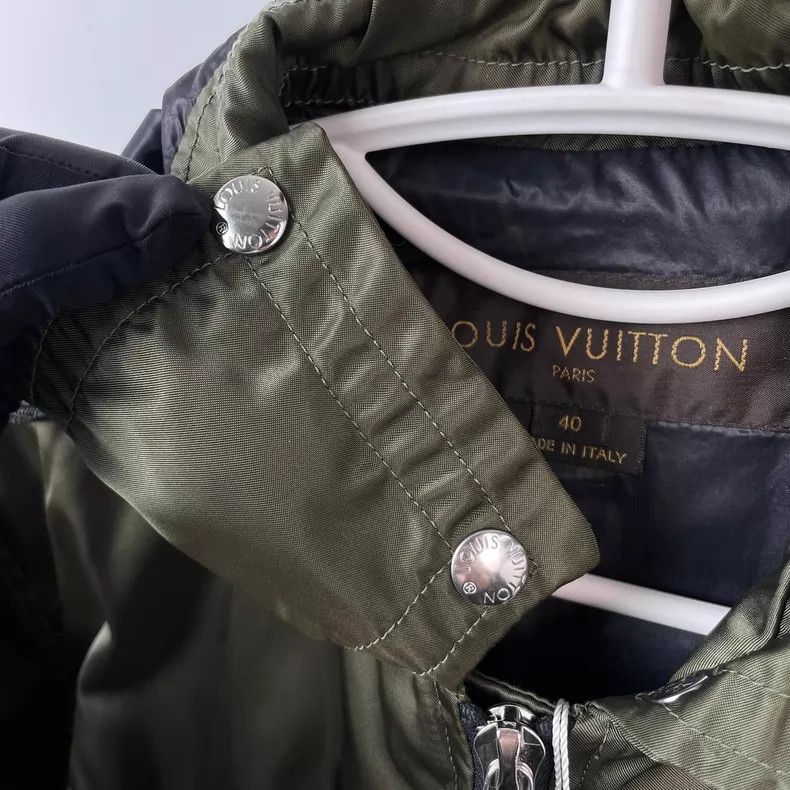 Louis Vuitton Louis Vuitton Dark green cotton assault jacket Size S / US 4 / IT 40 - 4 Thumbnail