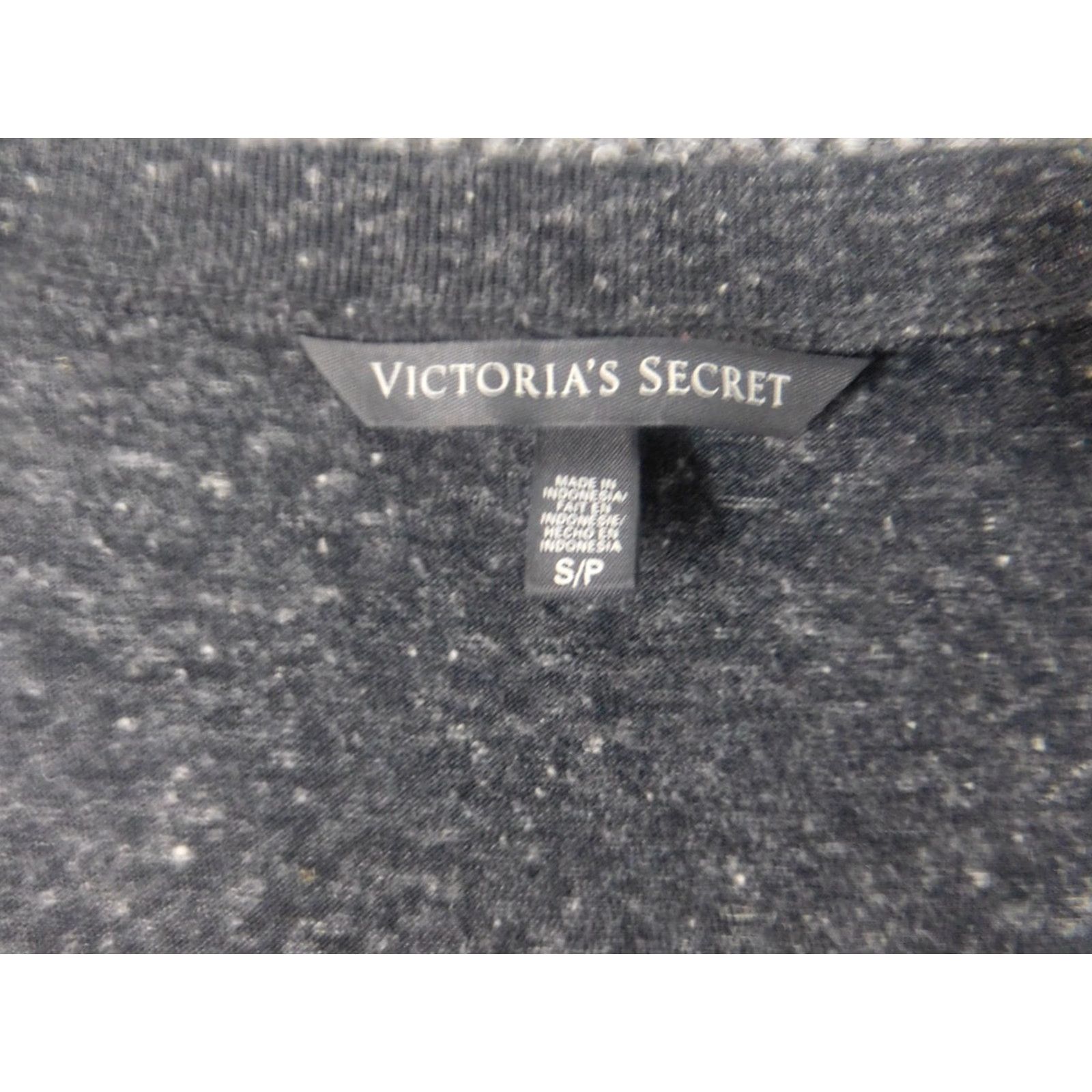 Victoria's Secret Victoria's Secret Womens Shirt Gray stretch Casual V-Neck Long Sleeve Blouse S Regular Size S / US 4 / IT 40 - 5 Thumbnail