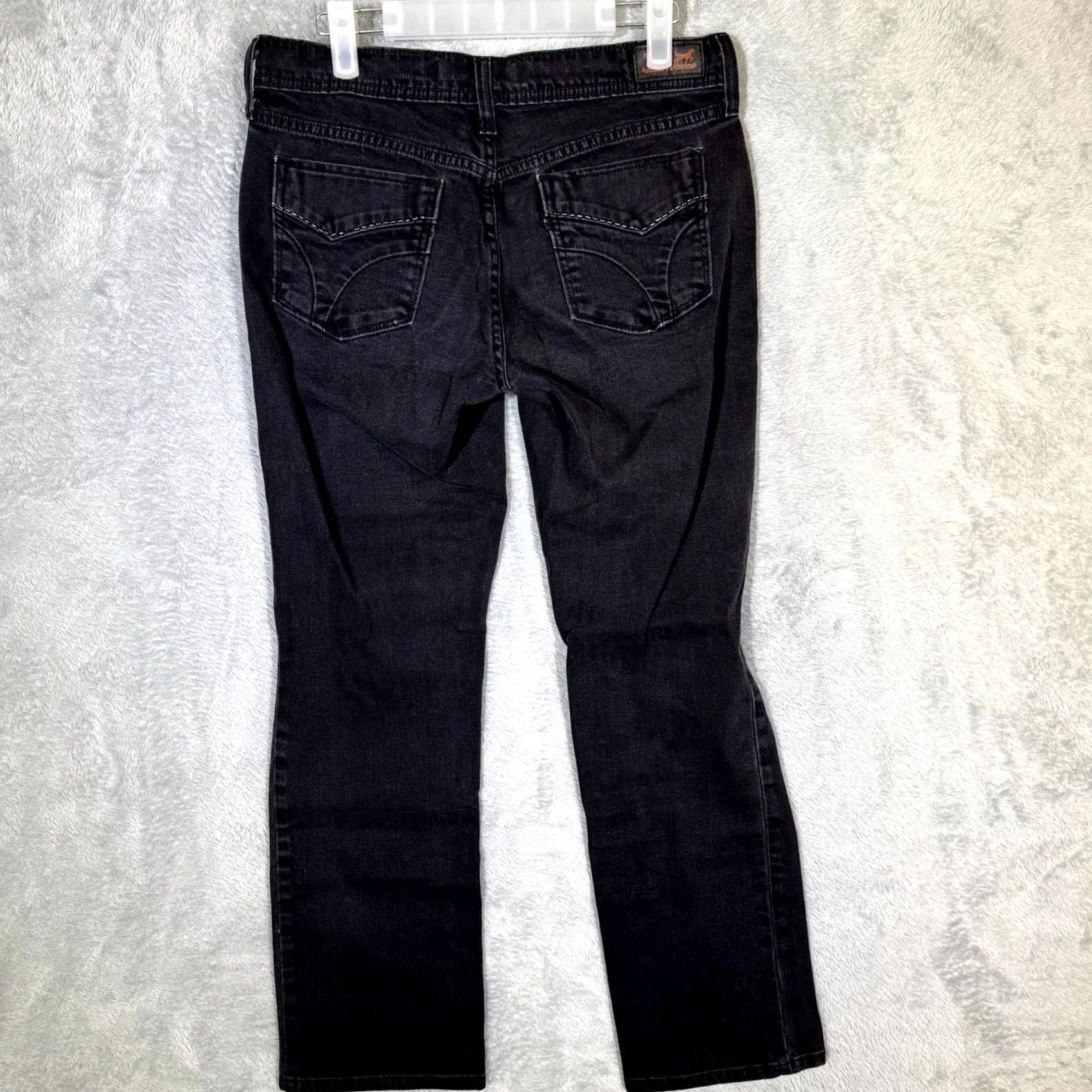 Levi's VINTAGE Levi’s 505 Women’s Jeans Black Denim Dark Wash Mid Rise Straight Leg Jeans Womens 18 Black Denim Dark Wash Mid Rise Straight Leg Size 40" / US 18 - 2 Thumbnail