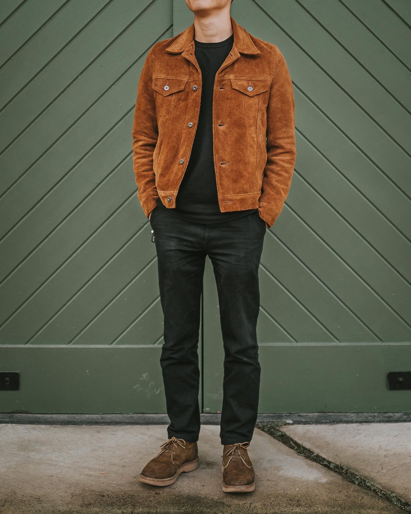 3sixteen x Schott Copper Suede Type 3 Jacket