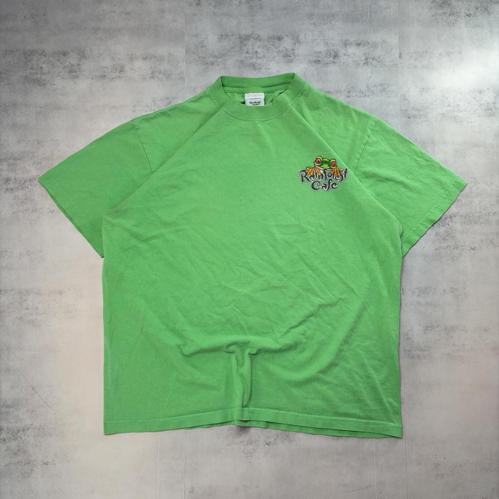 Other Y2K Green Rainforest Cafe Grunge Skater T-Shirt Size US L / EU 52-54 / 3 - 1 Thumbnail