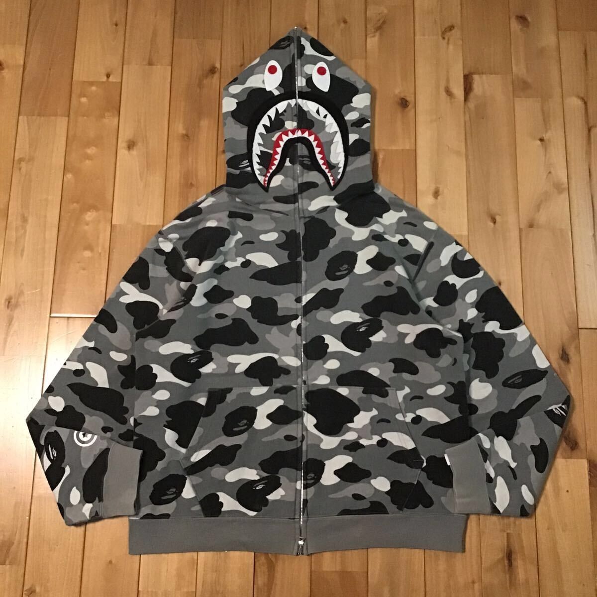Bape × Nigo 🔥NFS limited🔥 BAPE camo shark full zip hoodie APE NIGO Size US M / EU 48-50 / 2 - 1 Thumbnail