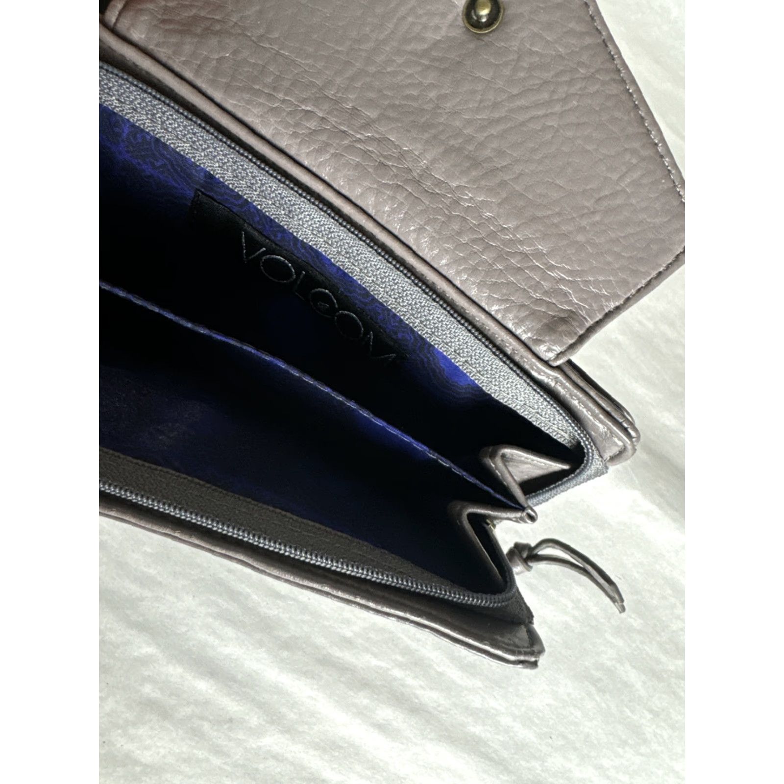 Volcom VINTAGE Volcom Wallet Women’s Gray Leather Wallet Size ONE SIZE - 2 Thumbnail