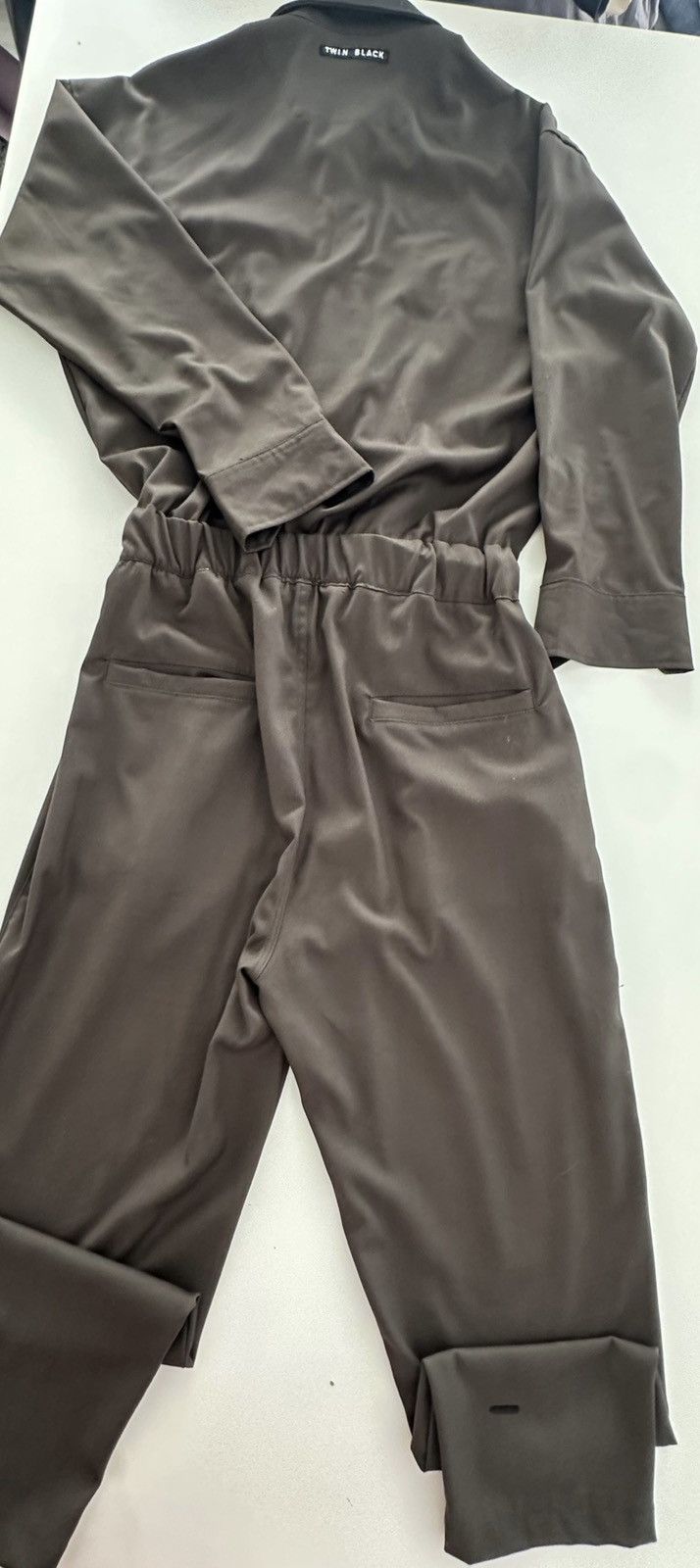 Designer Jumpsuit / Overall Khaki Color Size US 31 - 8 Thumbnail