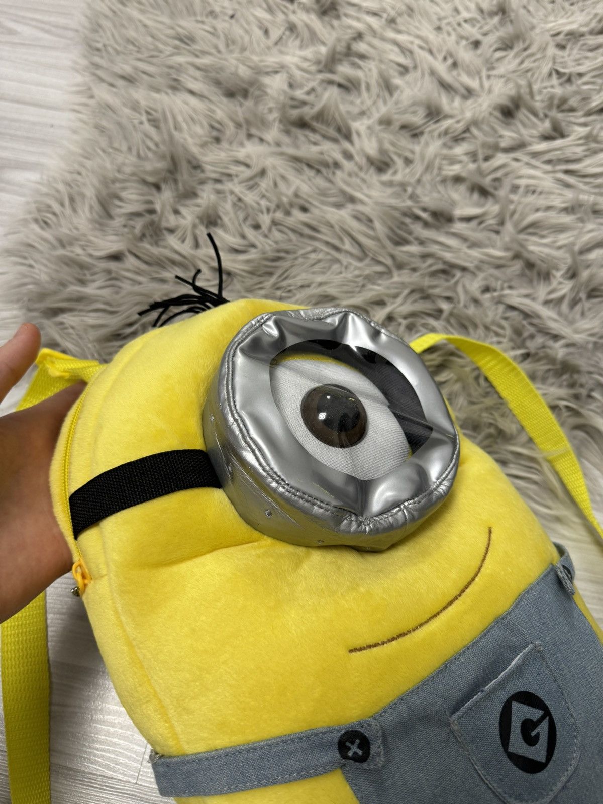Japanese Brand × Vintage y2k Despicable Me Minions Plush Backpack Size ONE SIZE - 7 Thumbnail