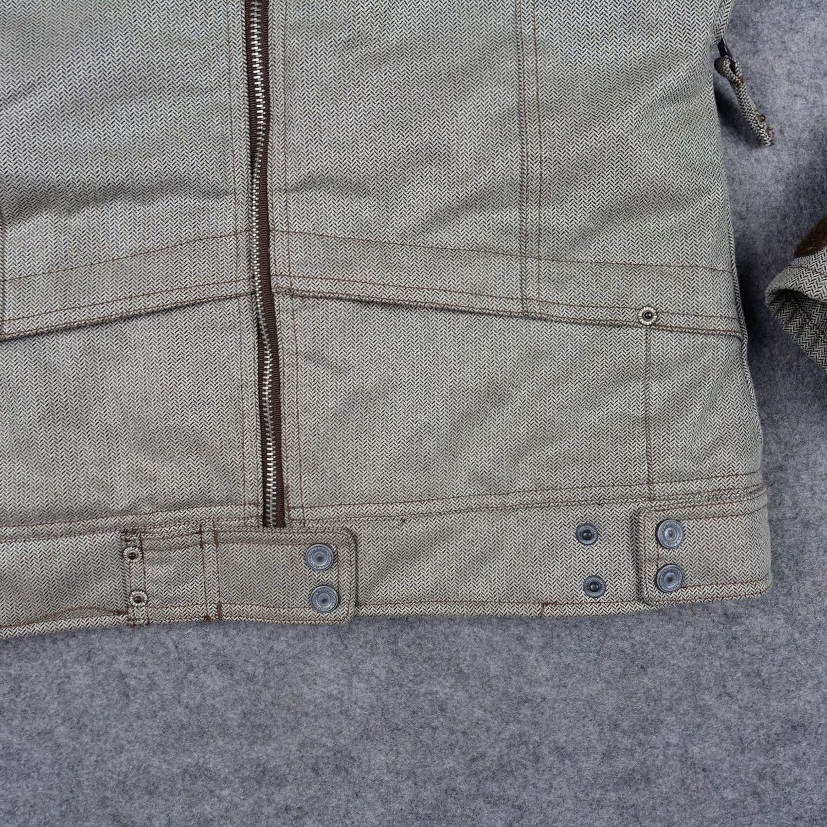 Billabong Billabong Pilot Jacket Womens XS Gray Herringbone Ski Jacket Waterproof Insulated Mid-Length Hooded Breatha Ble Size XS / US 0-2 / IT 36-38 - 4 Thumbnail