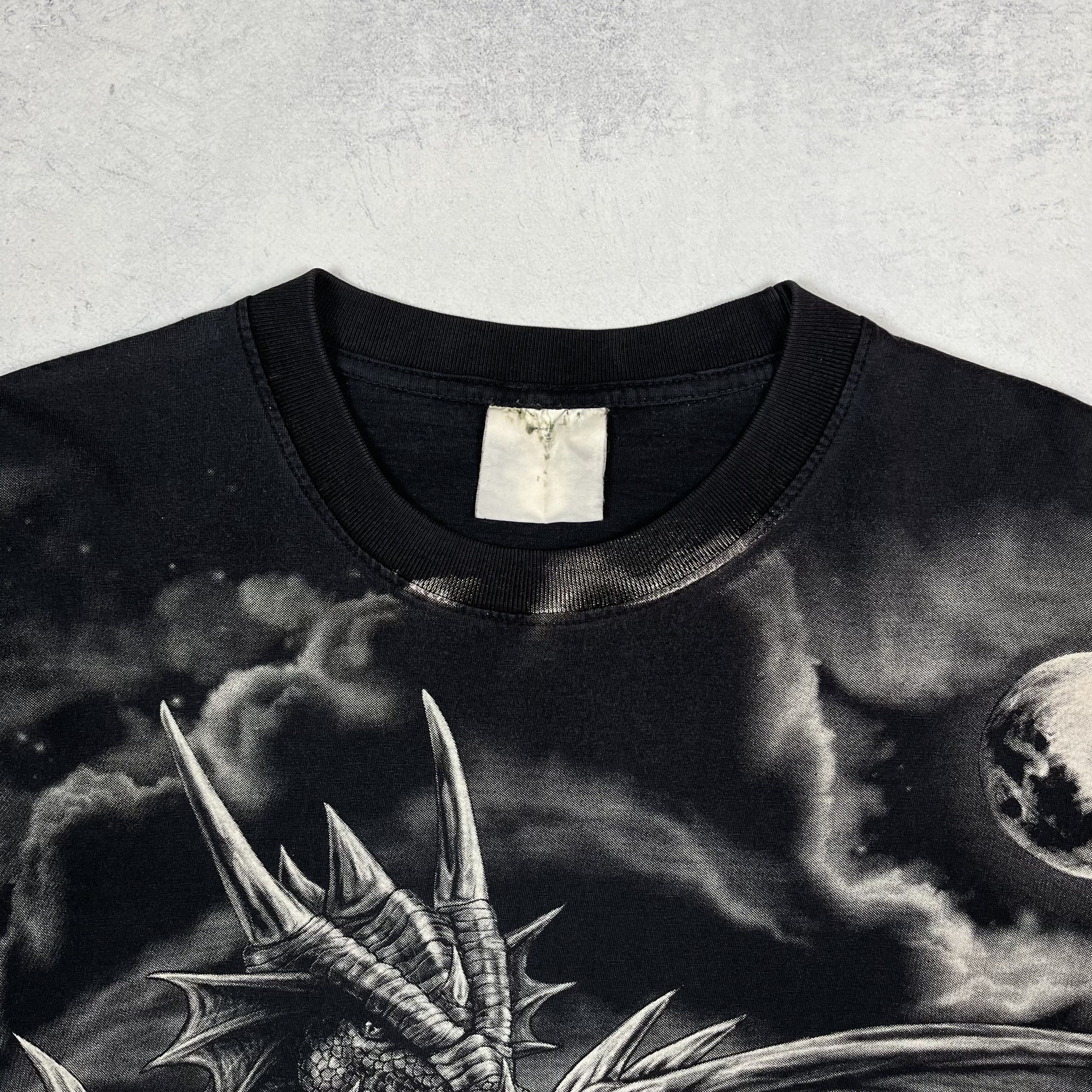Vintage Vintage Dragon All Over Print T Shirt 1990’s Size US XL / EU 56 / 4 - 10 Thumbnail