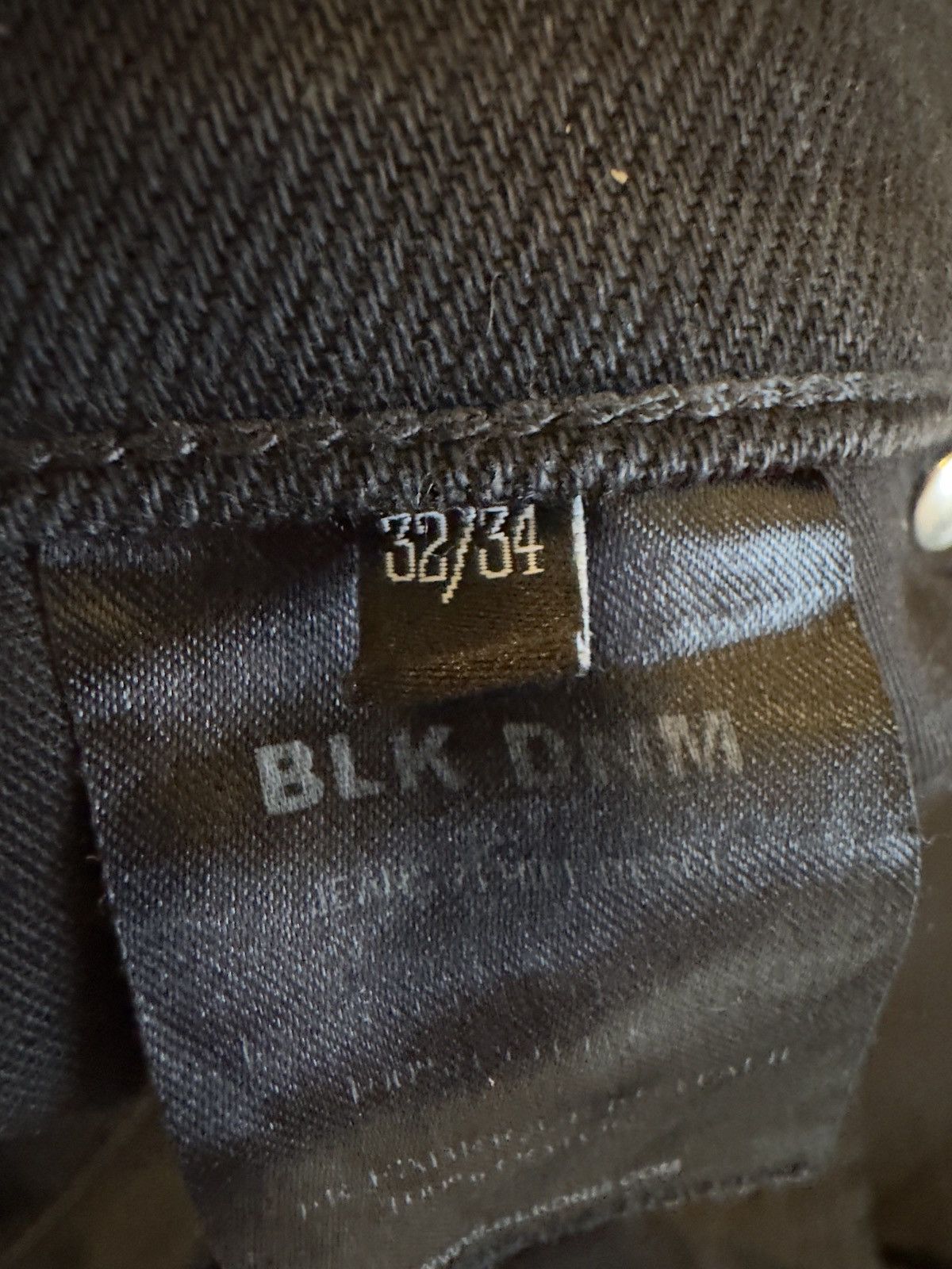 Blk Dnm BLK DNM 21 Hill Black Jeans 32 X 34 in Straight Fit $255 Size US 31 - 7 Thumbnail
