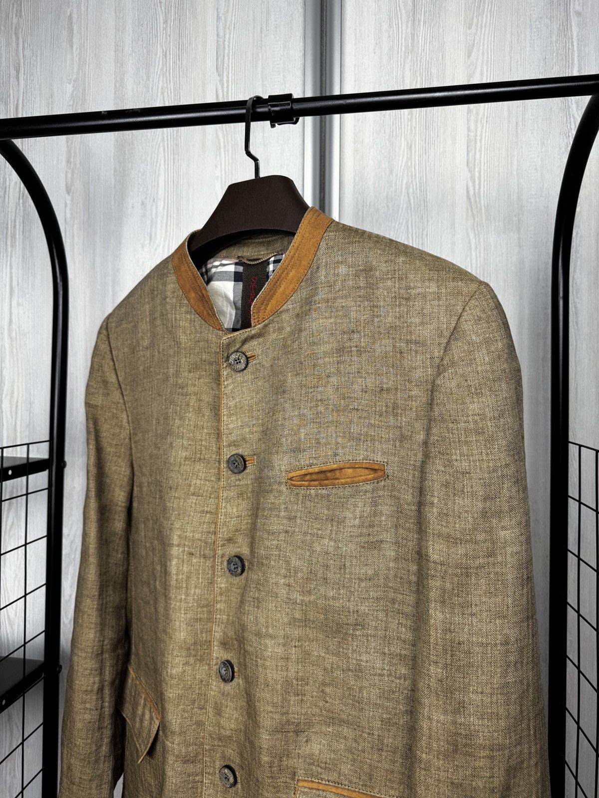 Other Steinbock Austria Classic Herringbone Linen Janker Jacket Size US M / EU 48-50 / 2 - 4 Thumbnail