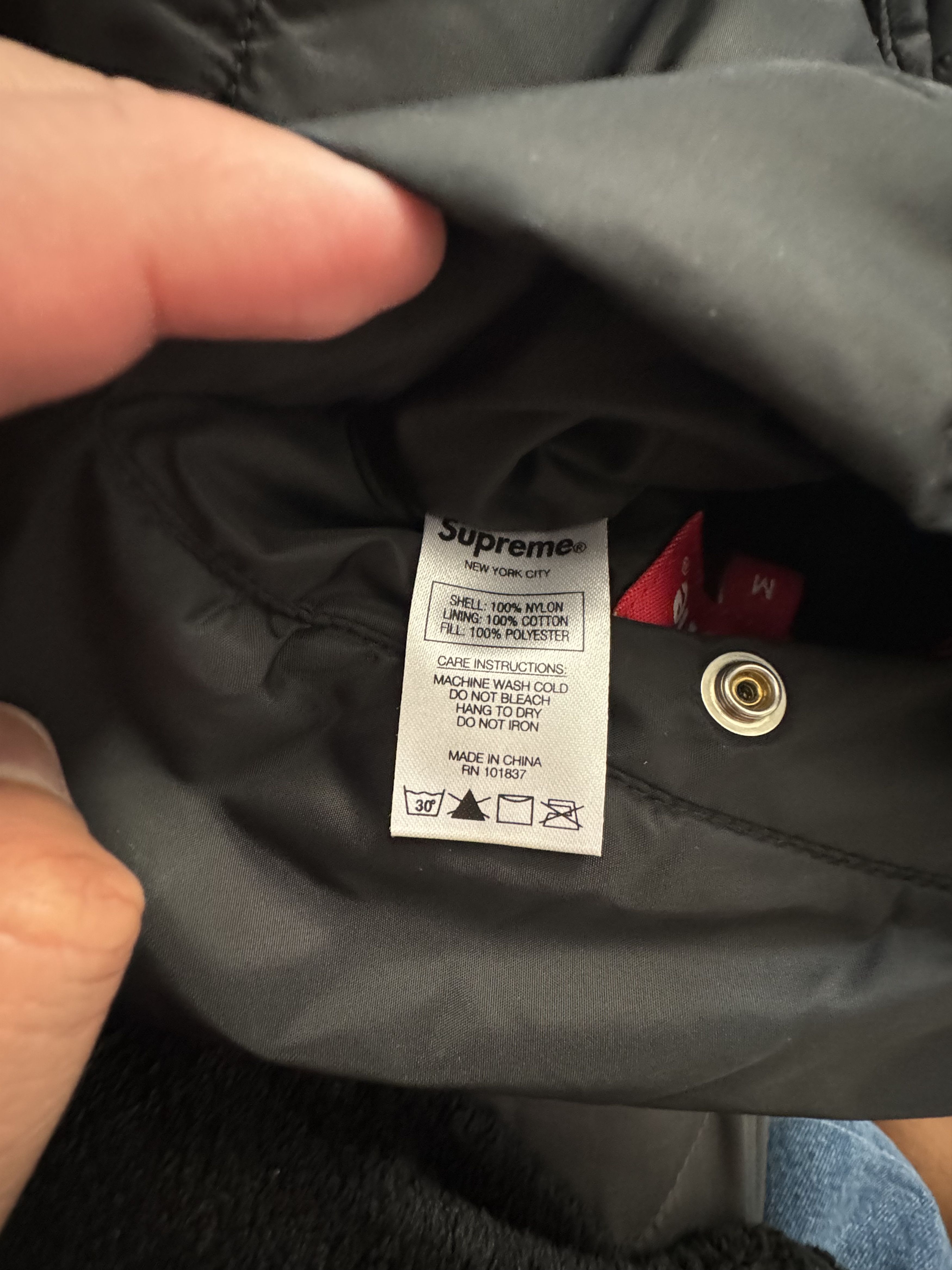 Supreme Supreme Reversible Puffy Work Jacket FW19 Size US M / EU 48-50 / 2 - 7 Thumbnail