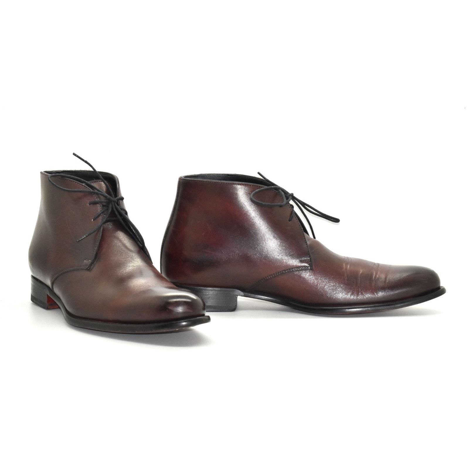 Paul Evans PAUL EVANS Leather Lace Up Chukka Boots Shoes Size 7 EU 41 Size US 7 / EU 40 - 1 Thumbnail
