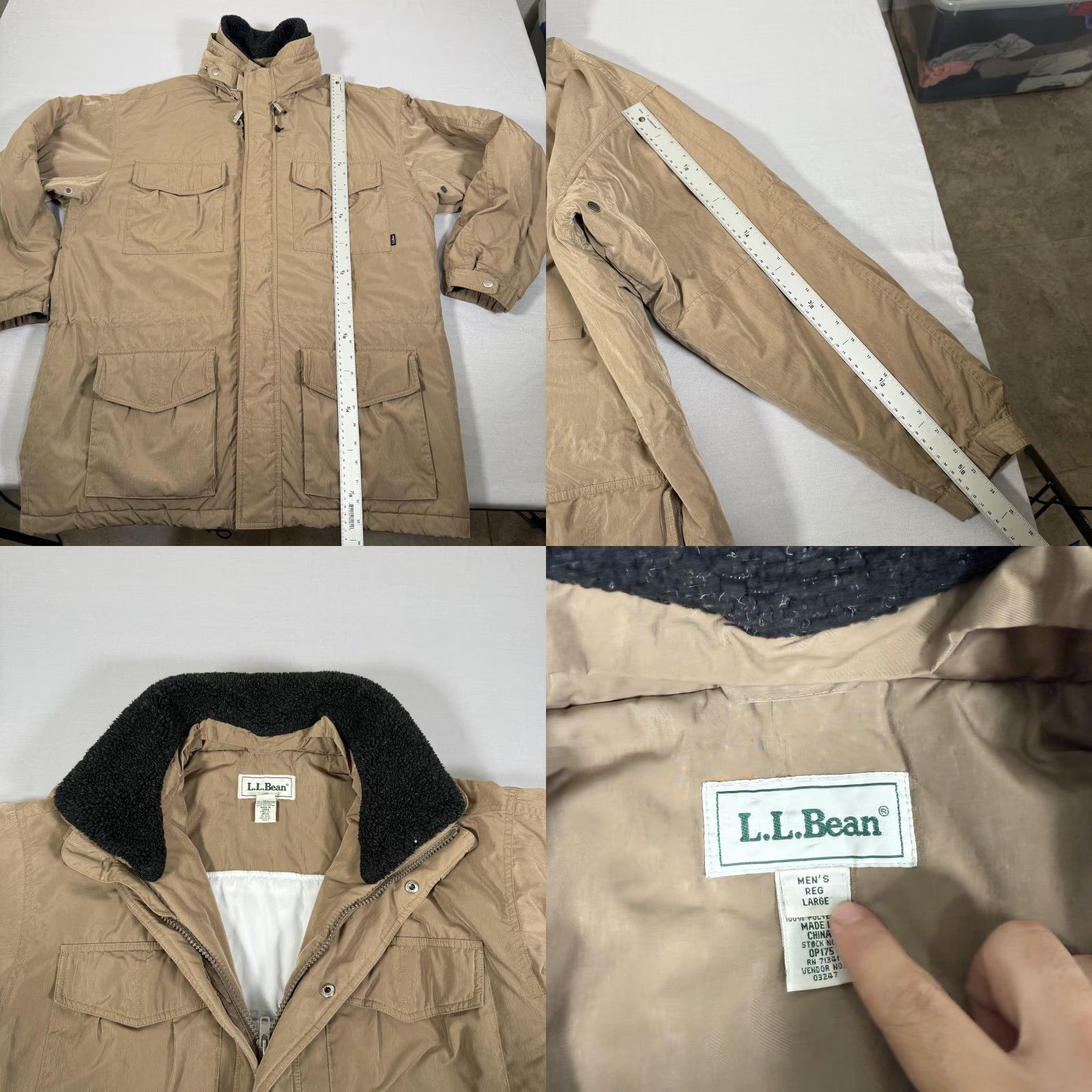 Vintage VINTAGE LL Bean Jacket Mens Large Brown Chore Barn Coat Parka Primaloft Zip Up Outdoor Size US L / EU 52-54 / 3 - 8 Thumbnail