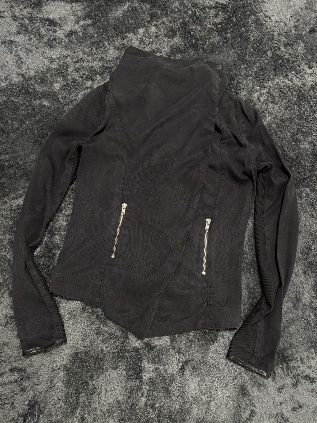 Hysteric Glamour 00s Rick Owens Vibe Y2K Avant Garde Assymetric Jacket Size M / US 6-8 / IT 42-44 - 1 Thumbnail