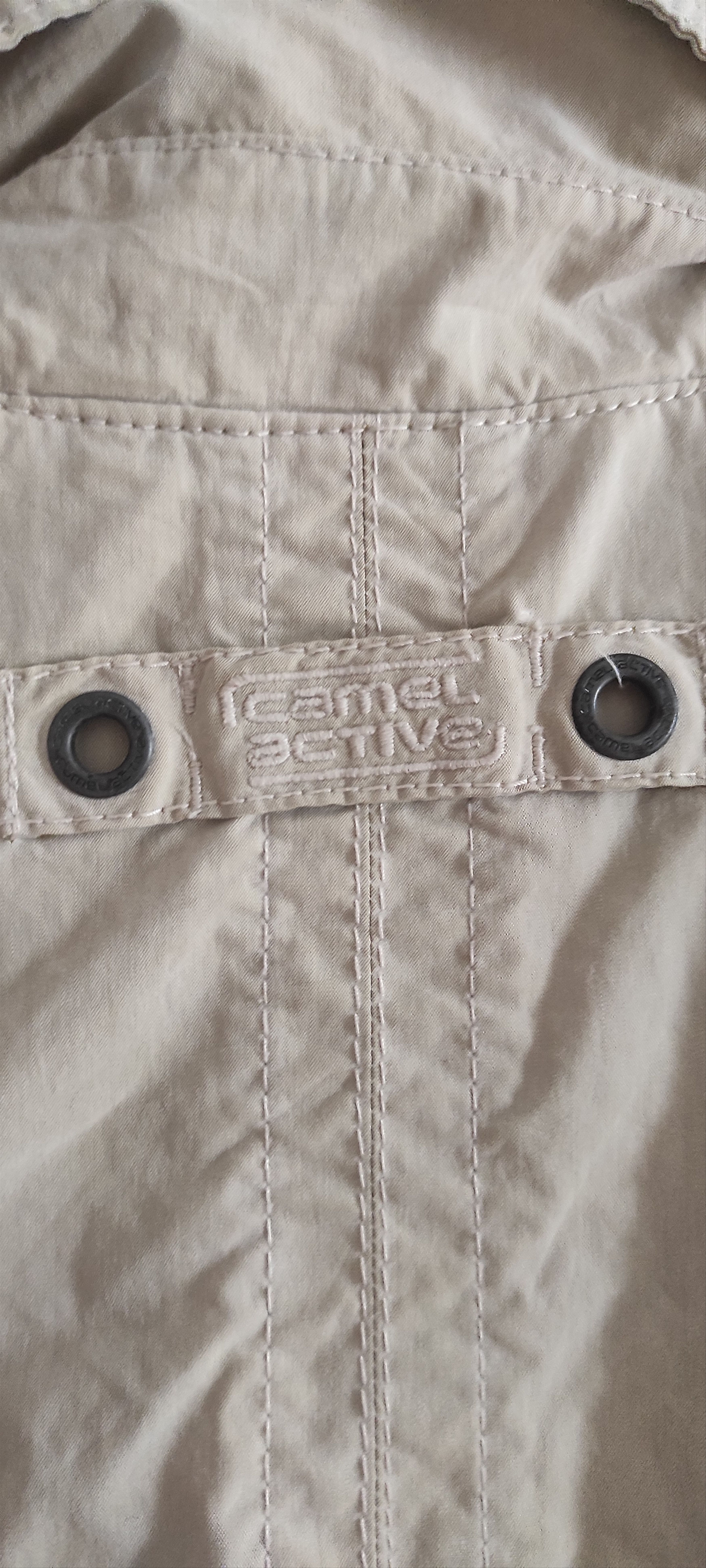 Camel × camel active Camel Active Men's Jacket Beige Cotton Full Zipper Pockets Size US M / EU 48-50 / 2 - 4 Thumbnail
