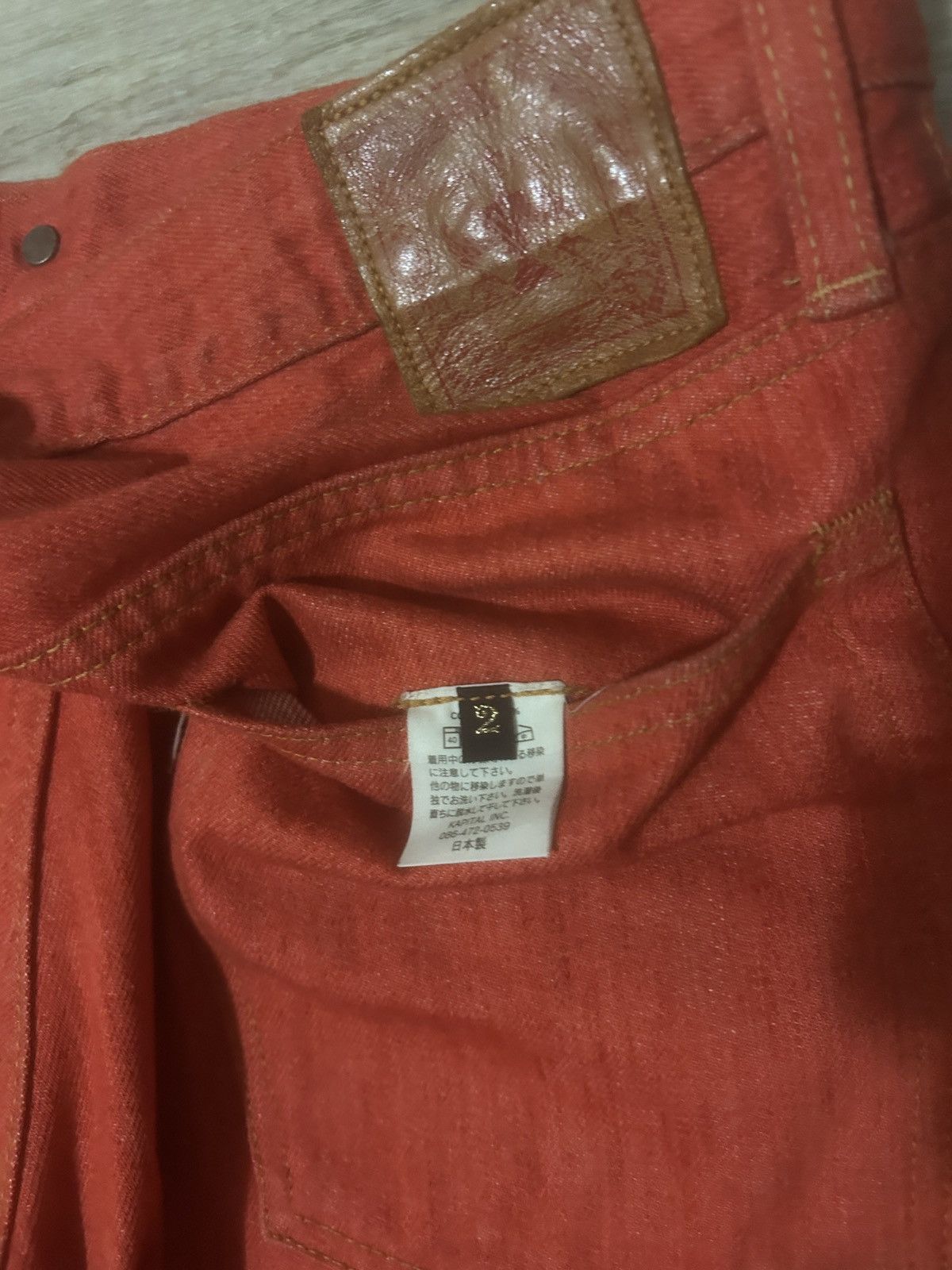 Kapital Kapital Orange Curved Denim Size US 30 / EU 46 - 4 Thumbnail