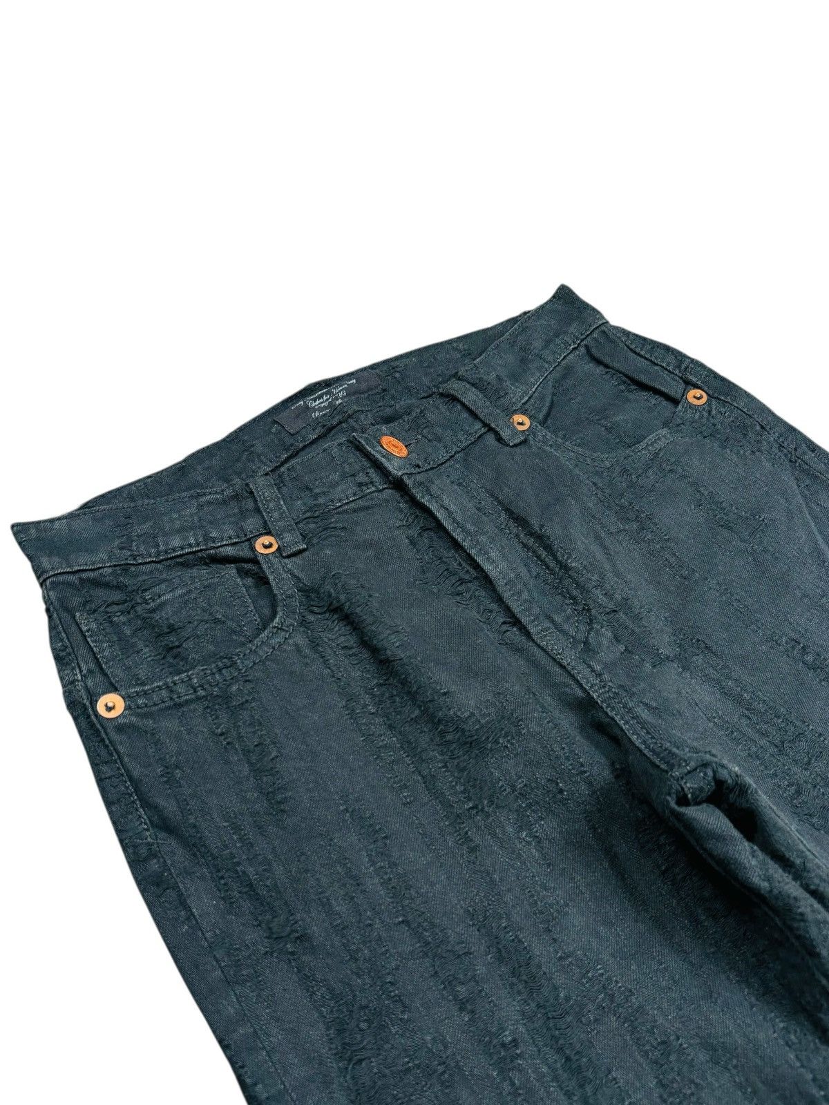 KMRii 2000s RNA INC - Crust Punk Denim Pants Size US 29 - 3 Thumbnail
