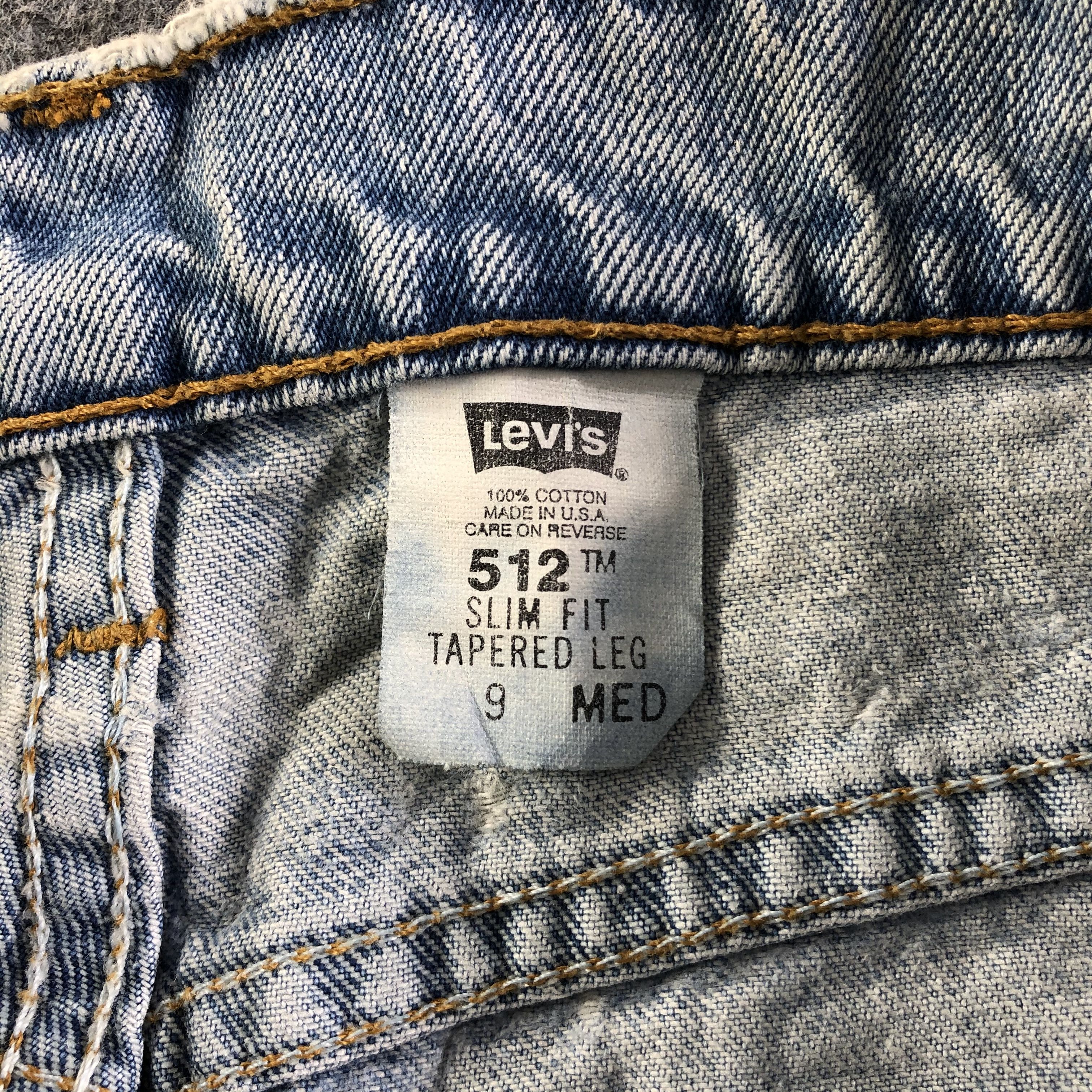 Levi's 90s Vintage Light Wash Levis 512 Jeans-J4303 Size US 27 - 11 Thumbnail