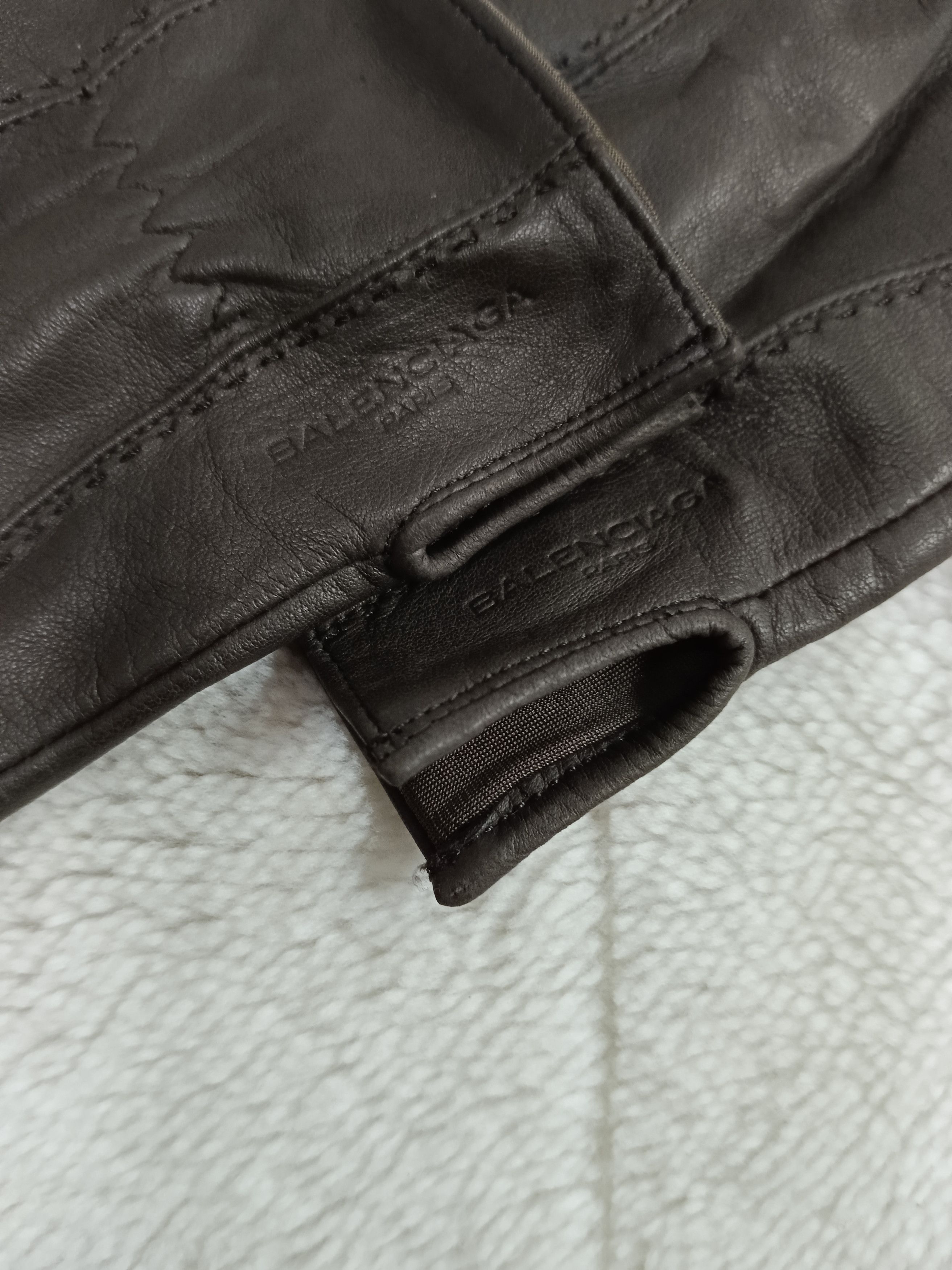 Balenciaga BALENCIAGA PARIS UNISEX SOFT LEATHER GLOVES Size ONE SIZE - 6 Thumbnail