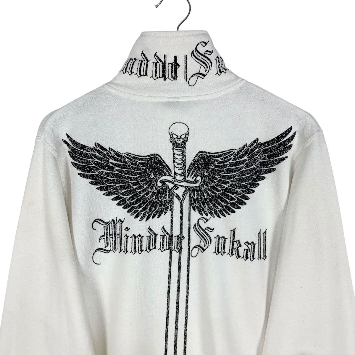 If Six Was Nine Vintage Blue Point Mindde Sukall Big Logo Skulls Sweatshirt Size US M / EU 48-50 / 2 - 12 Thumbnail
