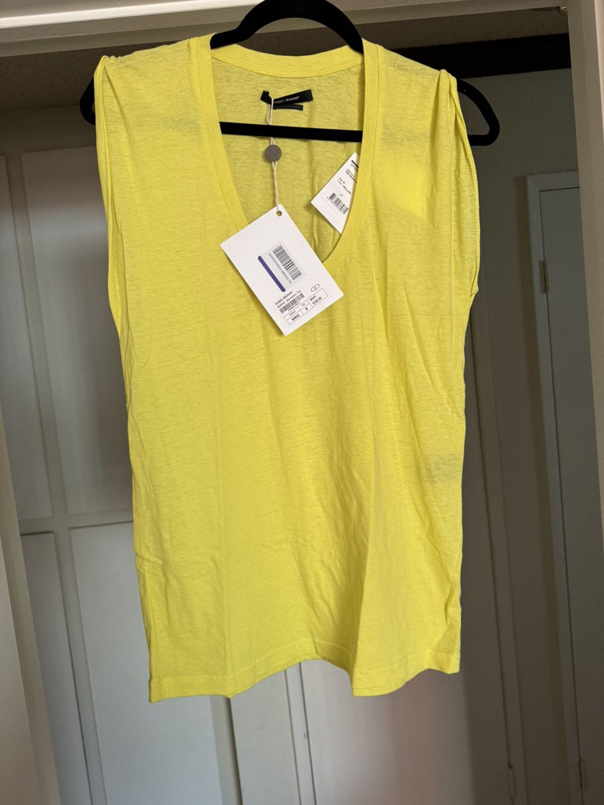 Isabel Marant Isabel Marant Yellow T-Shirt Size M Size M / US 6-8 / IT 42-44 - 1 Thumbnail