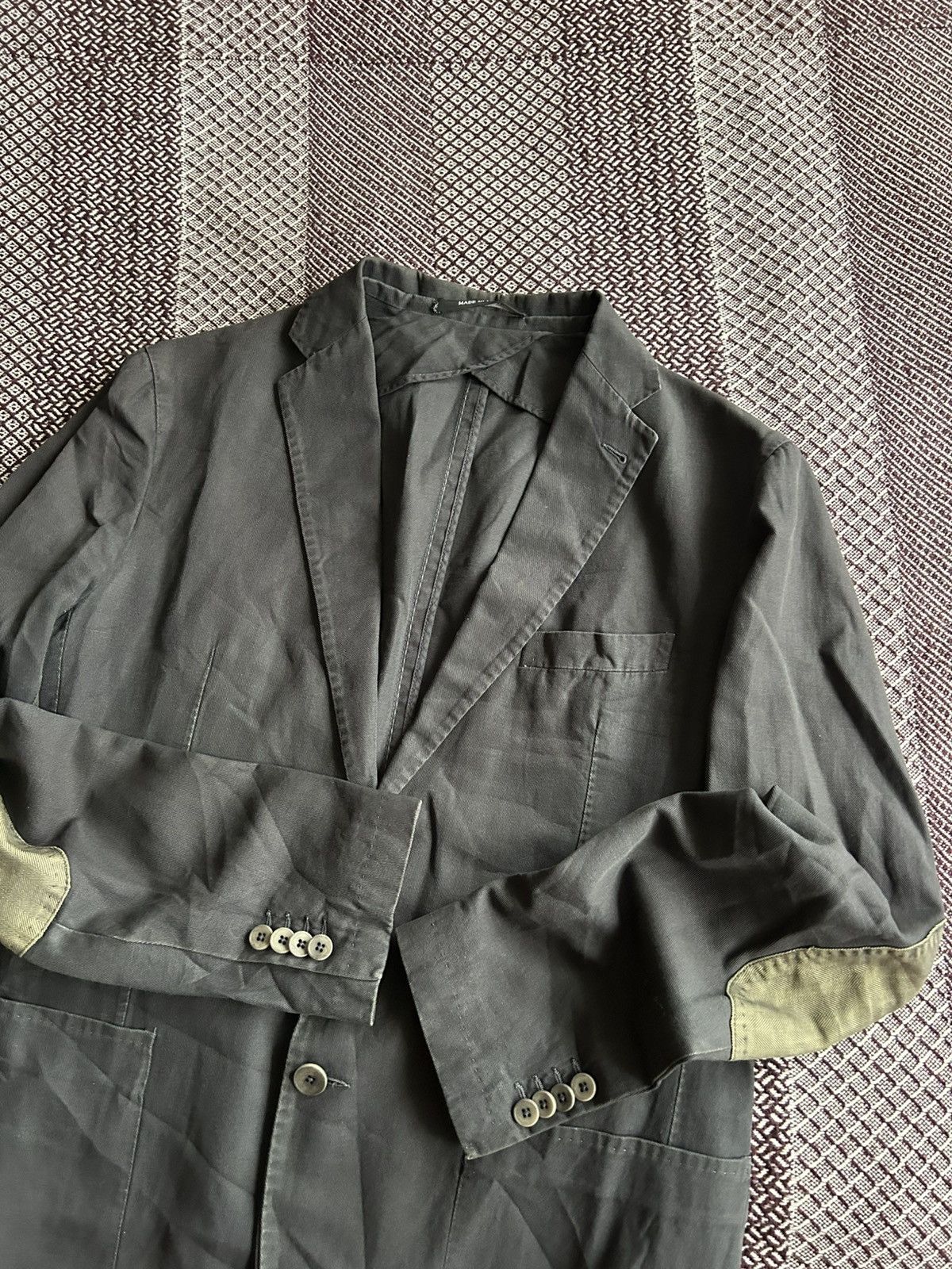 Tagliatore Tagliatore Cotton & Linen Men’s Blazer Avantgarde 50R Italy Size 50R - 10 Thumbnail