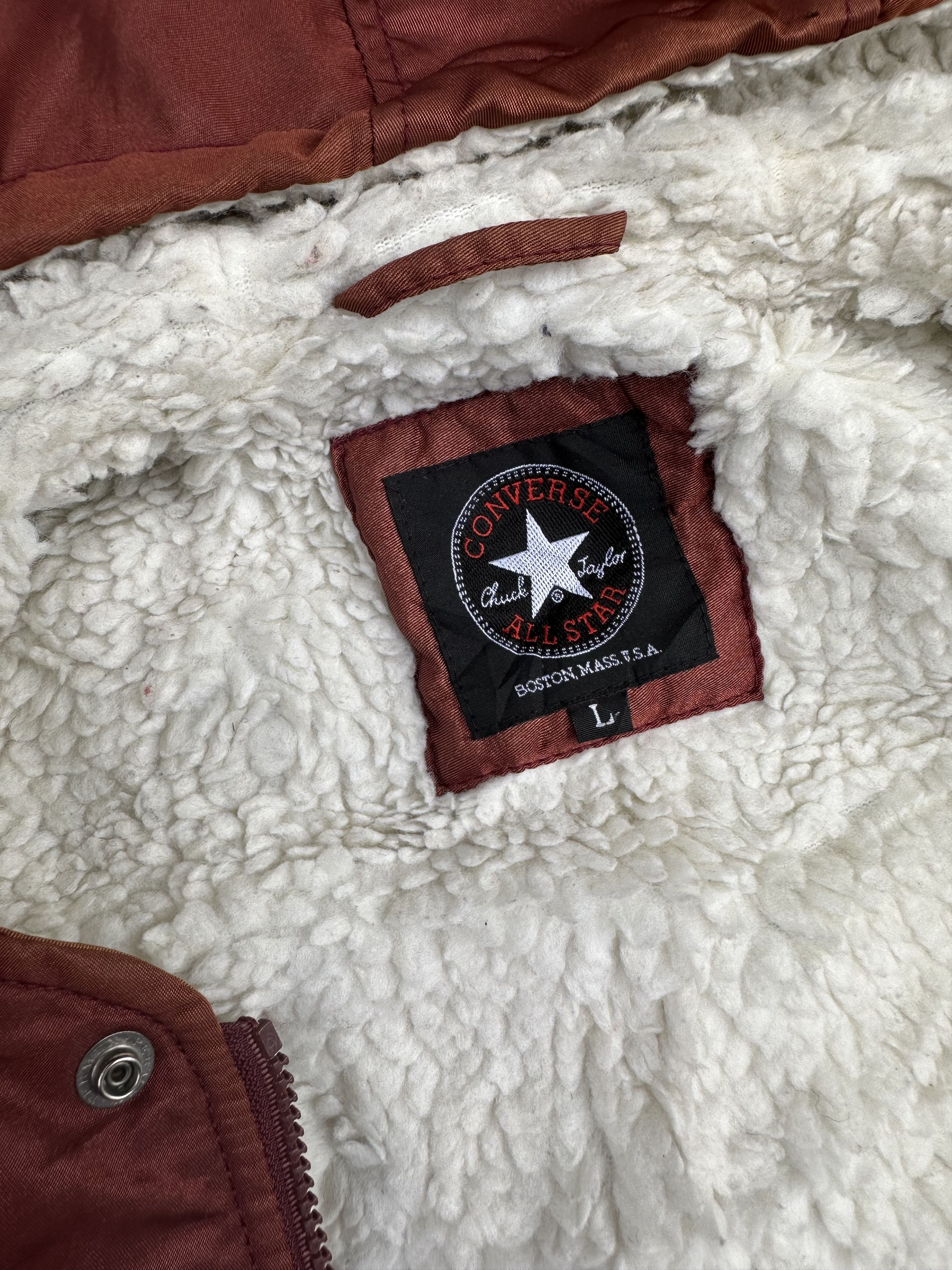Converse Vtg 80s All Star Converse Chuck Taylor Boston Bomber Jacket Size US L / EU 52-54 / 3 - 22 Thumbnail