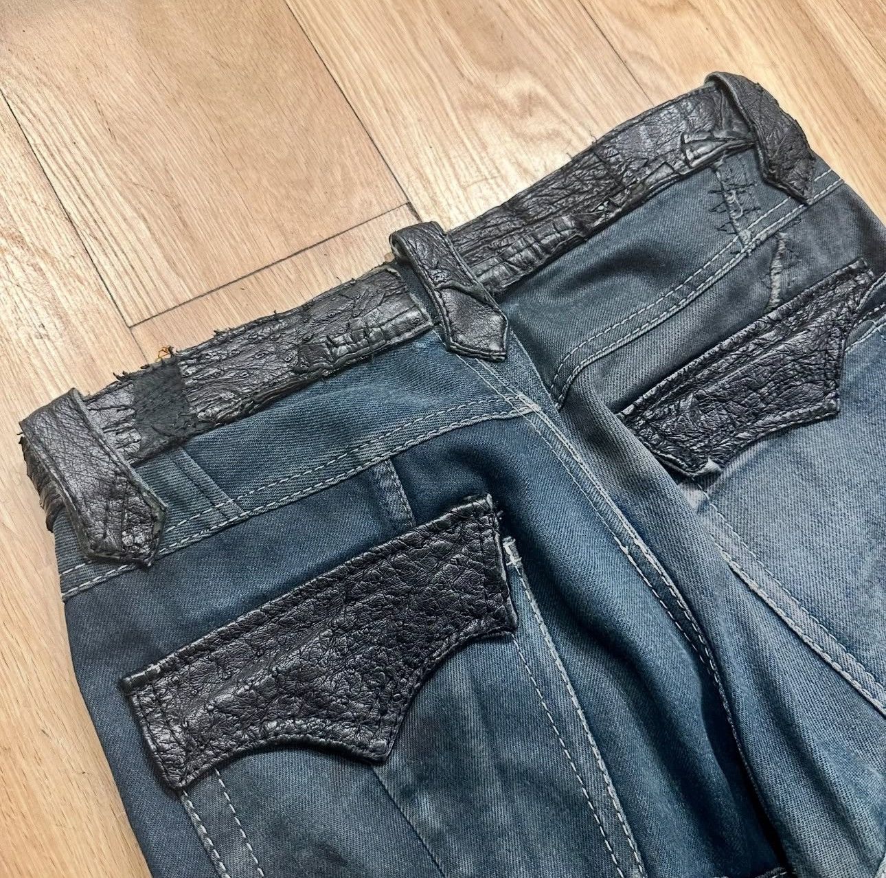 Yasuyuki Ishii Yasuyuki Ishii Leather Variant Denim Size US 32 / EU 48 - 6 Thumbnail