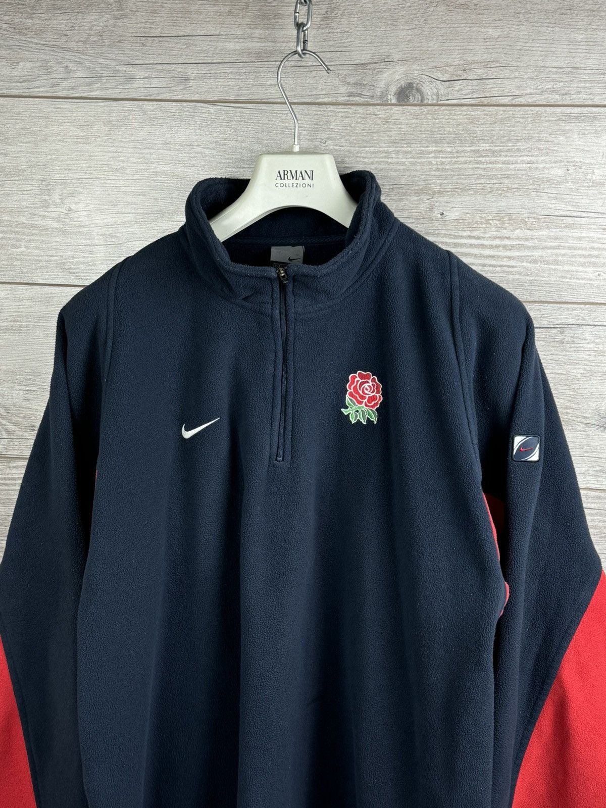 Nike Nike Vintage Rugby Fleece Jacket Y2K Drill style size XXL Size US XXL / EU 58 / 5 - 8 Thumbnail
