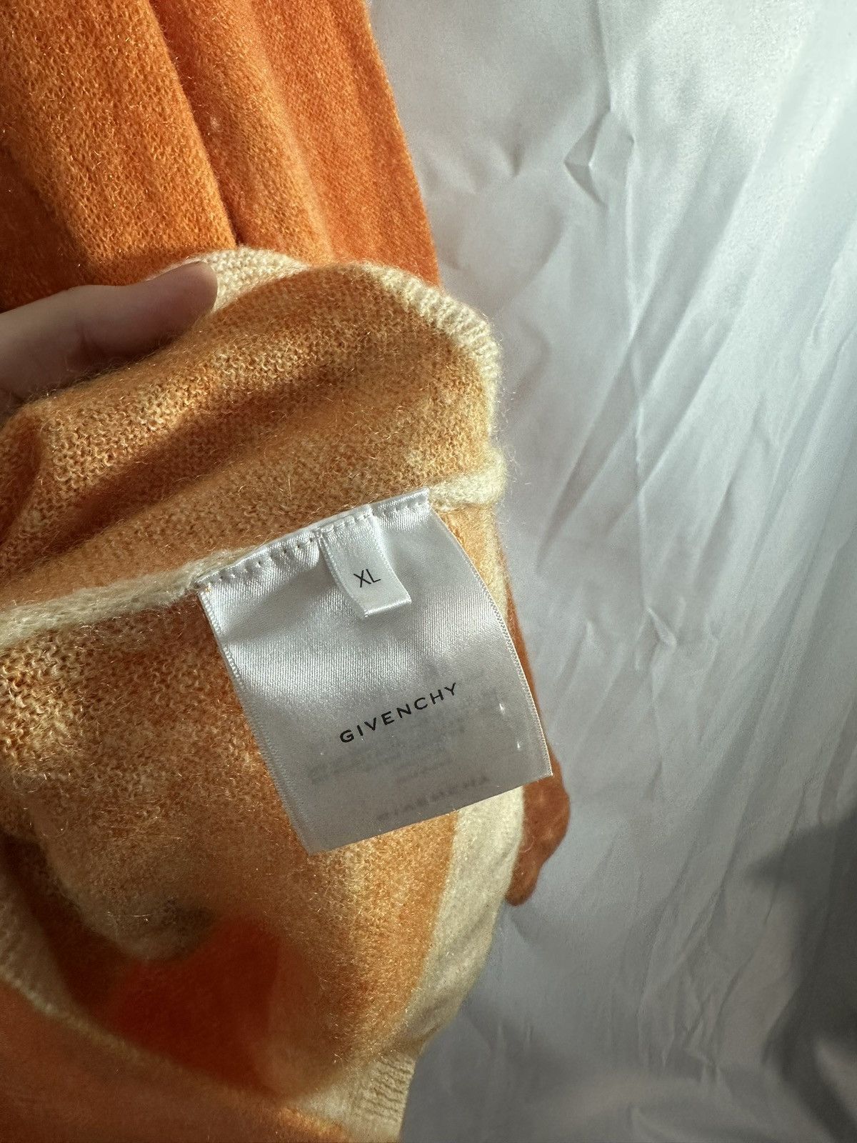 Givenchy Givenchy Pumpkin Mohair Sweater Size US XL / EU 56 / 4 - 9 Thumbnail