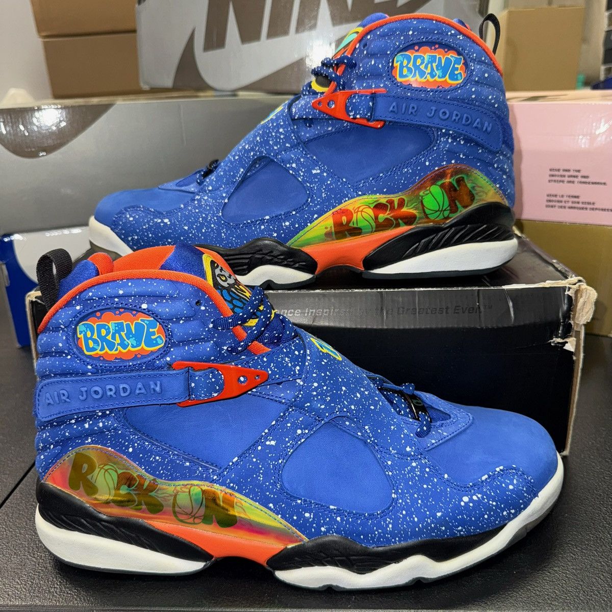 Jordan Brand × Nike Size 12 - Air Jordan 8 Retro Doernbecher - 729893-480 Size US 12 / EU 45 - 1 Thumbnail
