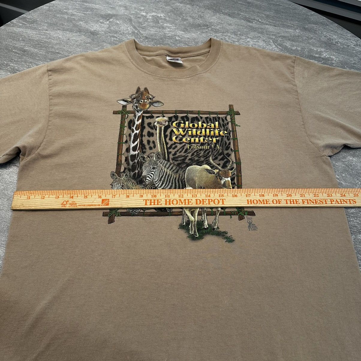 Anvil × Vintage Vintage Nature Global Wildlife Center Safari Animal Shirt Size US XL / EU 56 / 4 - 5 Thumbnail