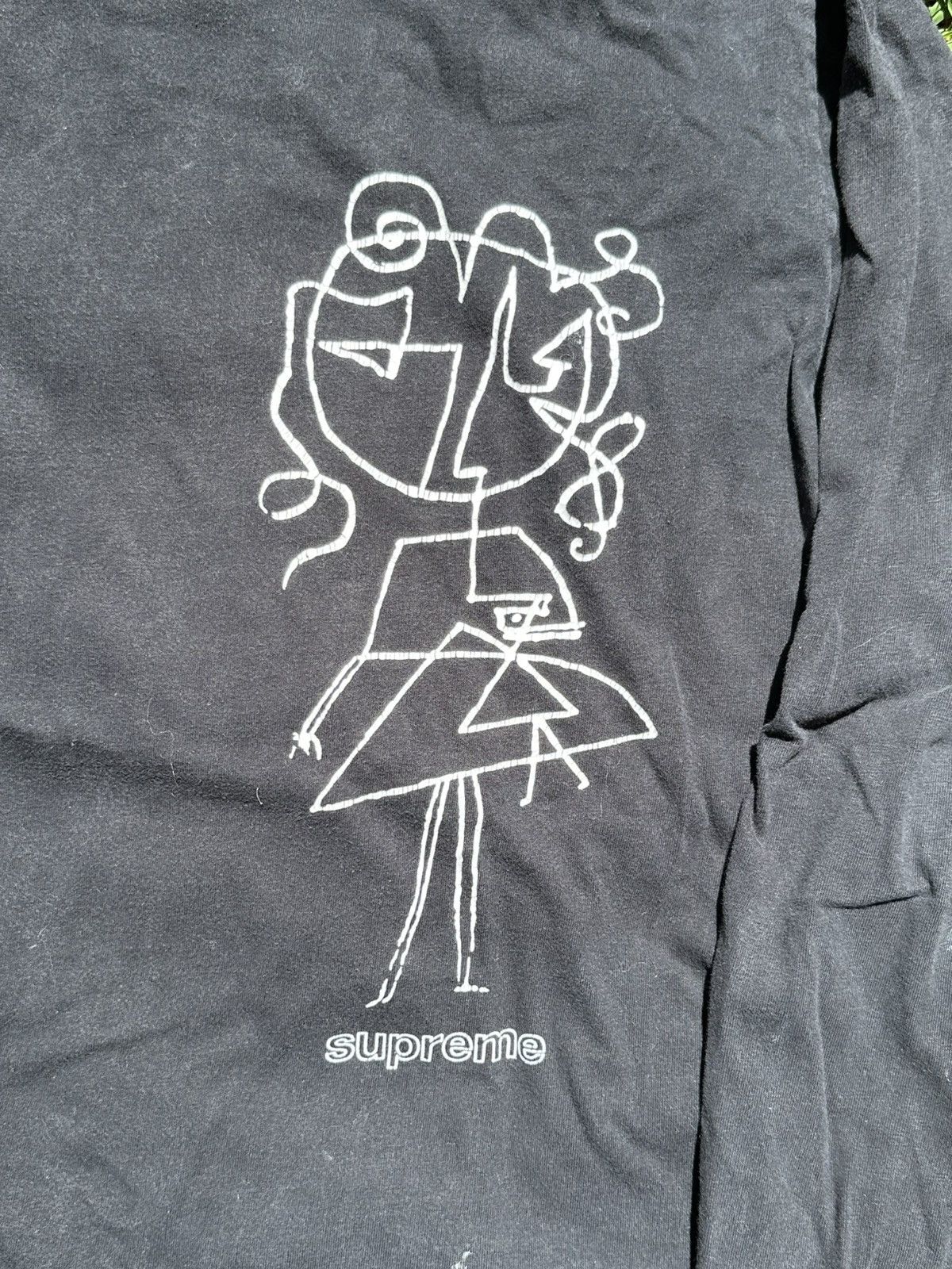 Supreme Supreme Blade Sketch L/S Tee Size US XL / EU 56 / 4 - 2 Thumbnail