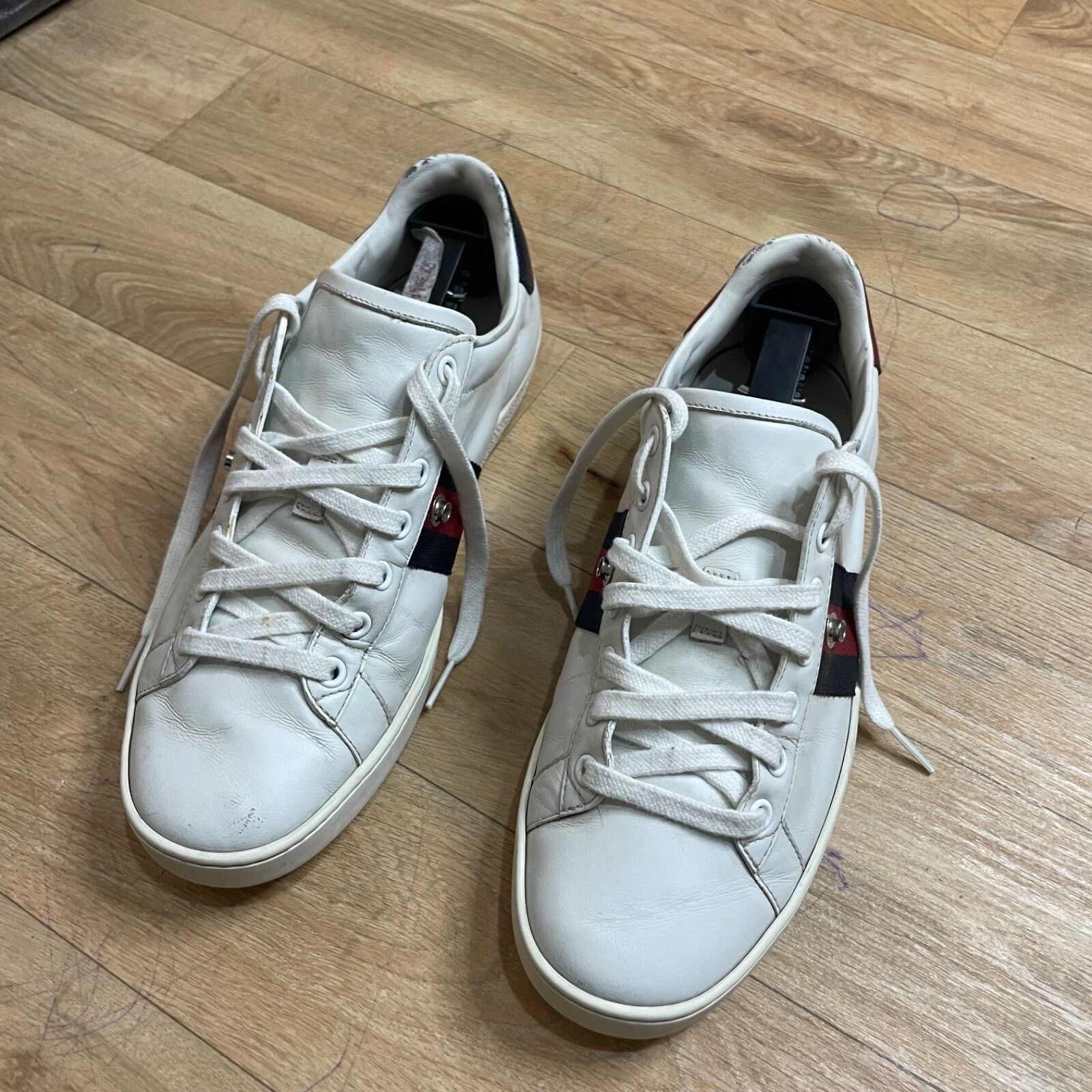 Gucci Gucci Ace Sneakers Low-Top Trainers shoes leather womens Size US 8.5 / IT 38.5 - 6 Thumbnail